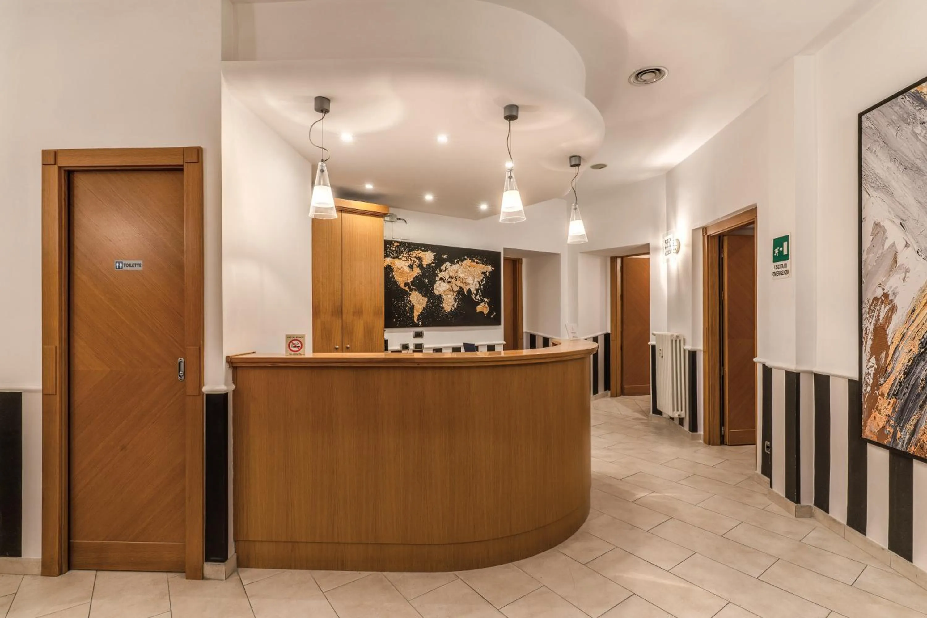 Lobby or reception in Roma dei Papi B&B