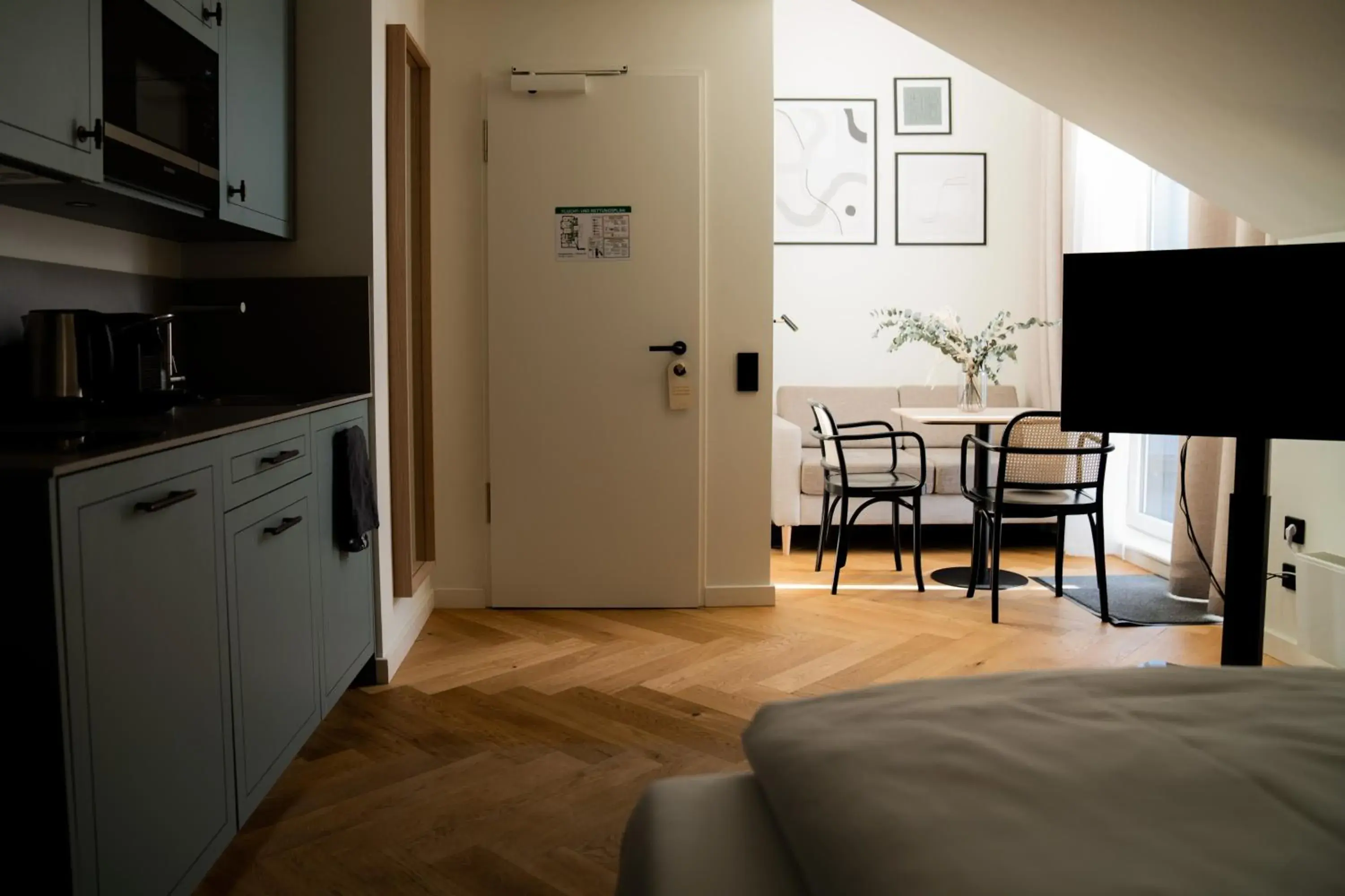 Living room in Bob W Lübeck Old Town Living room in Bob W Lübeck Old Town