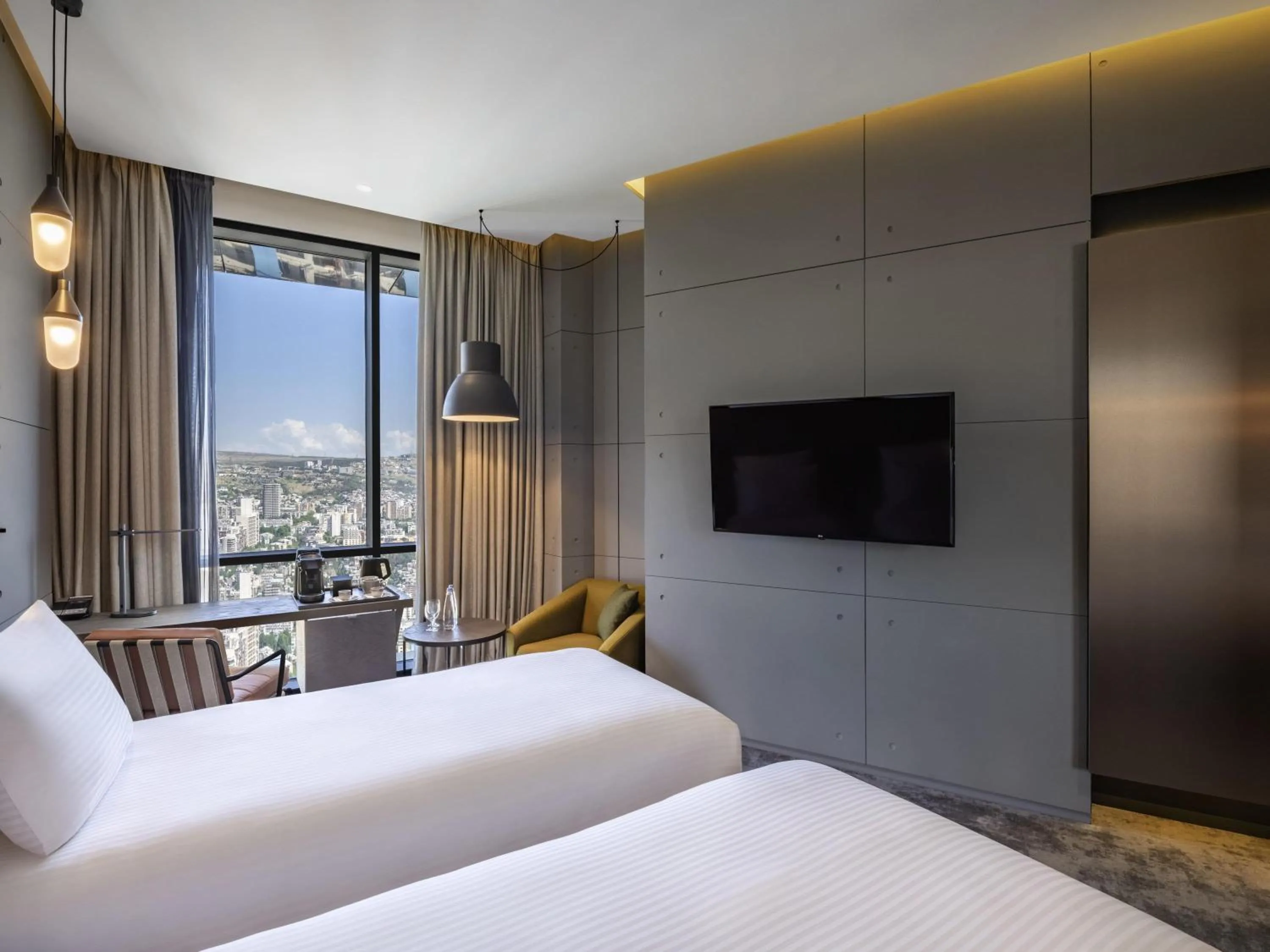 Bedroom, Bed in Pullman Tbilisi Axis Towers