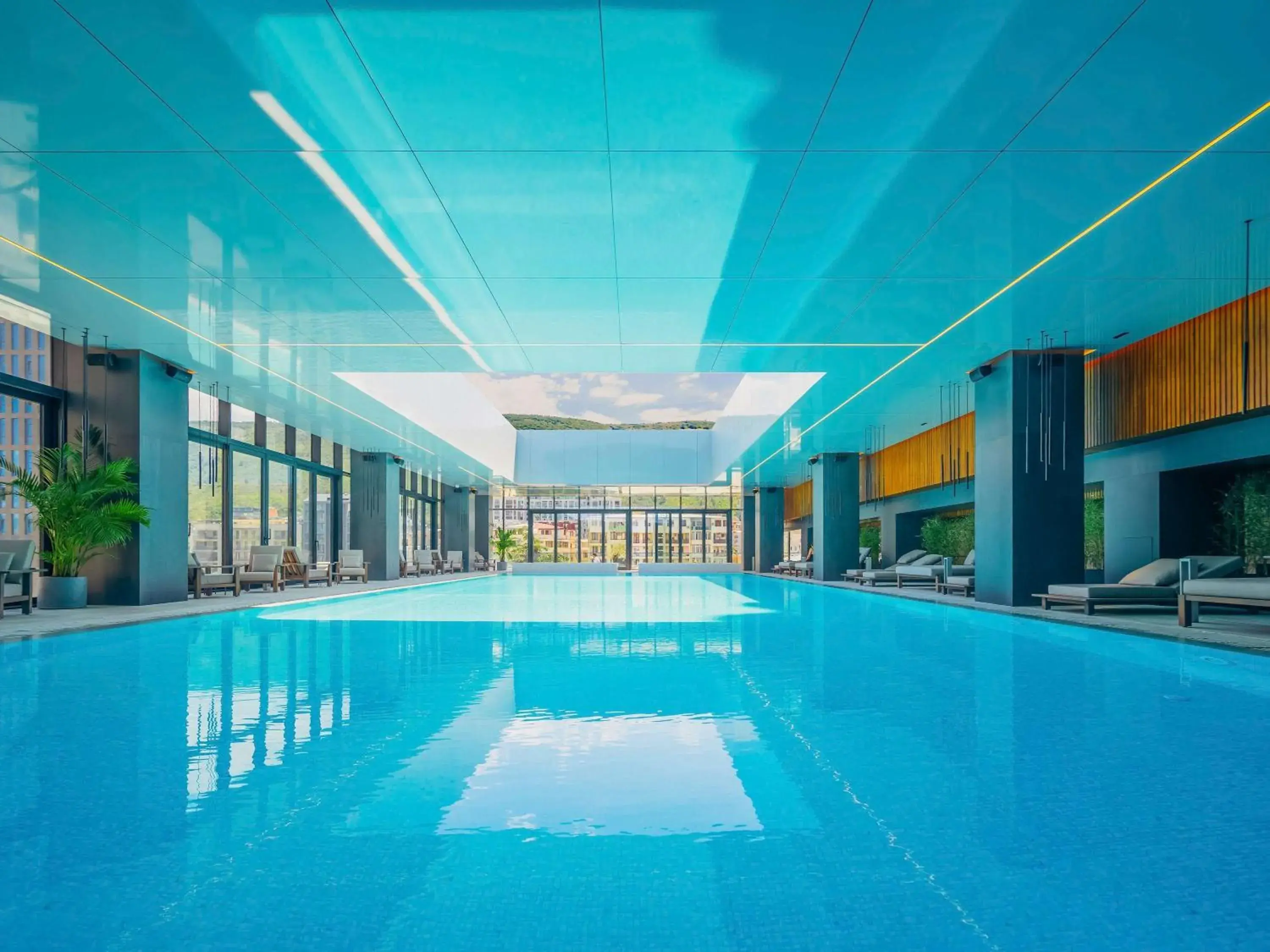 Pool view in Pullman Tbilisi Axis Towers Pool view in Pullman Tbilisi Axis Towers