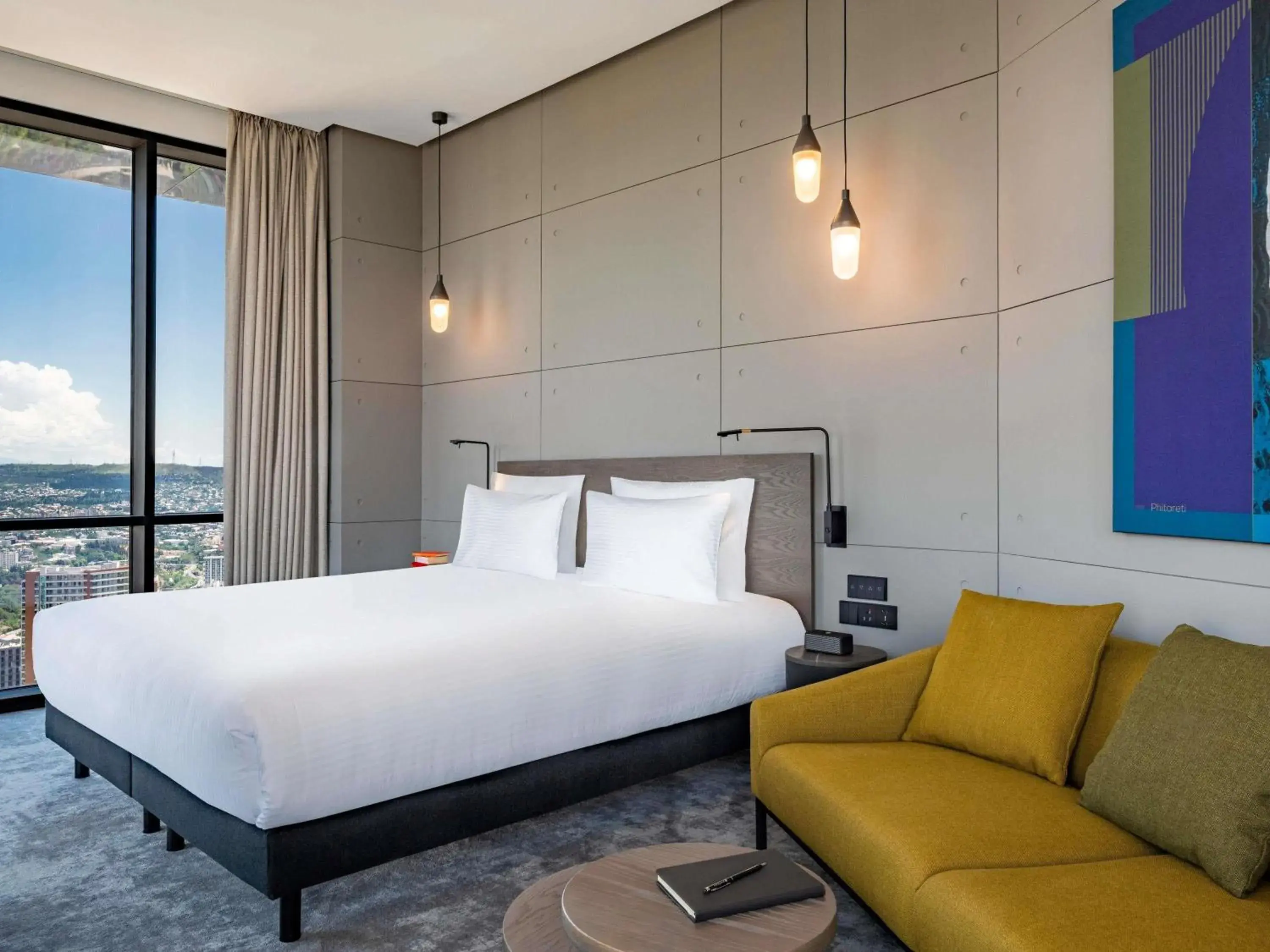 Property building, Bed in Pullman Tbilisi Axis Towers Property building, Bed in Pullman Tbilisi Axis Towers