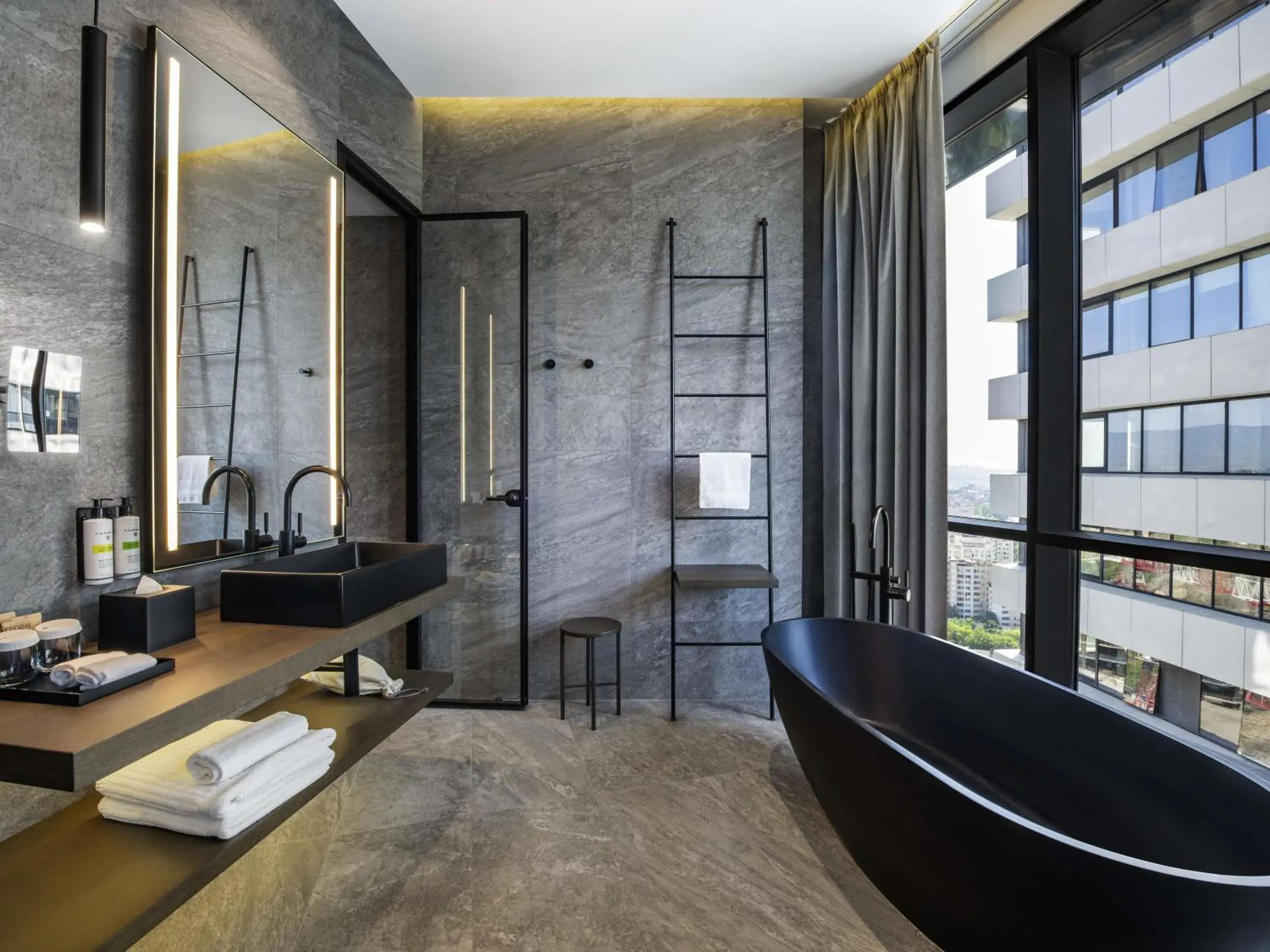 Bedroom in Pullman Tbilisi Axis Towers Bedroom in Pullman Tbilisi Axis Towers