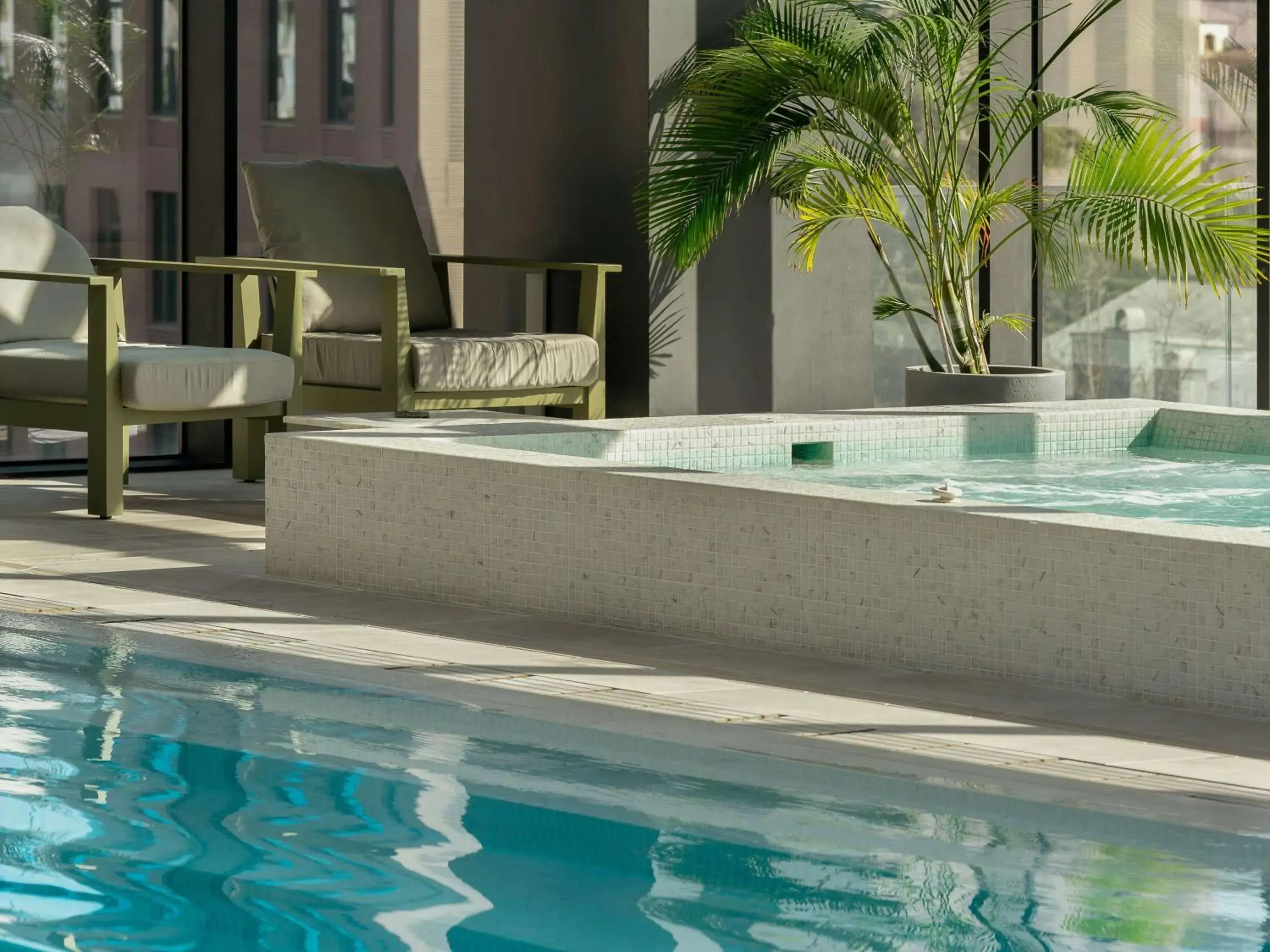 Pool view in Pullman Tbilisi Axis Towers Pool view in Pullman Tbilisi Axis Towers