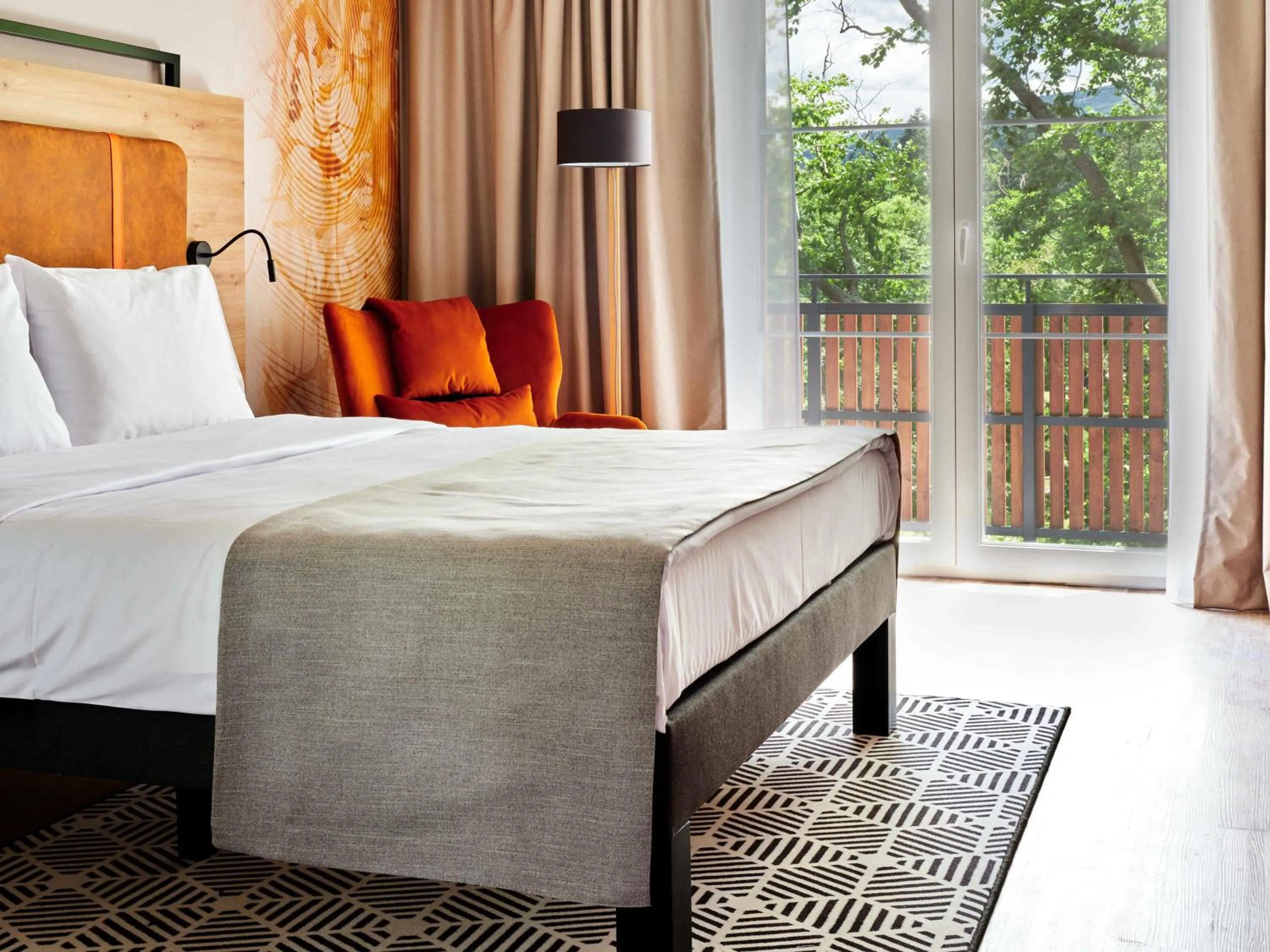 Bed in Mercure Szklarska Poręba Resort & Spa