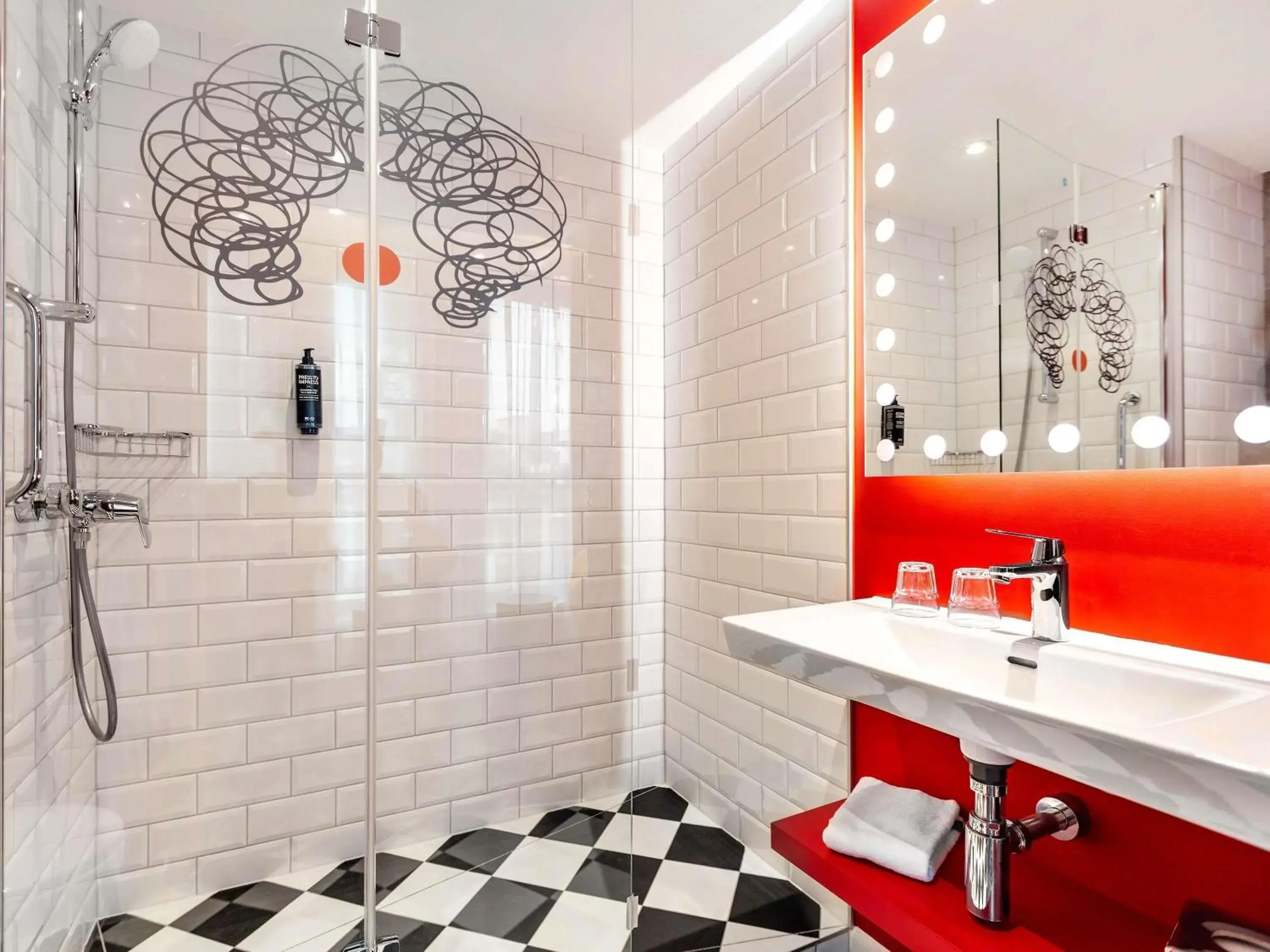 Bedroom in ibis Styles Szczecin Stare Miasto Bedroom in ibis Styles Szczecin Stare Miasto