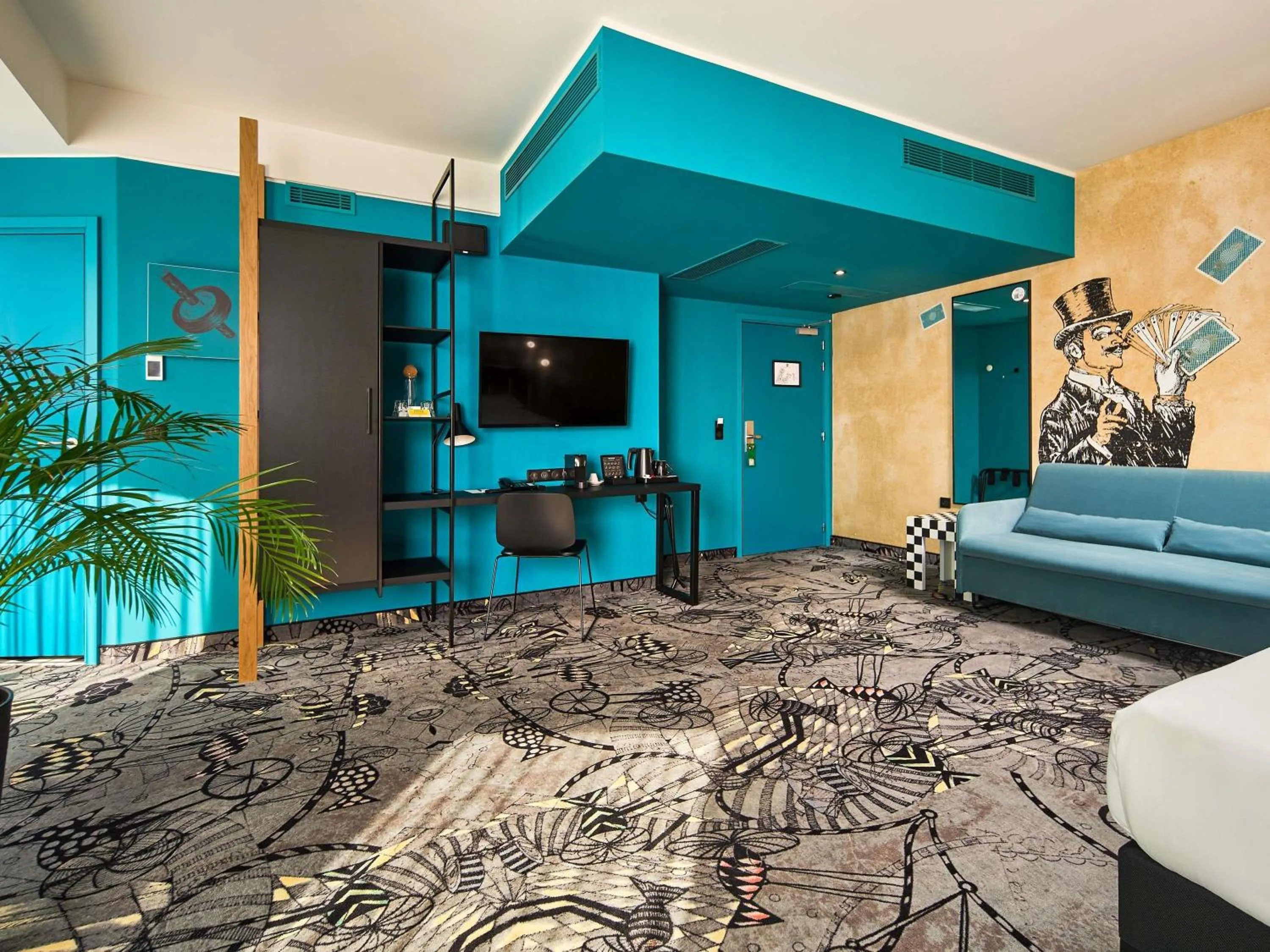 Bedroom in ibis Styles Szczecin Stare Miasto