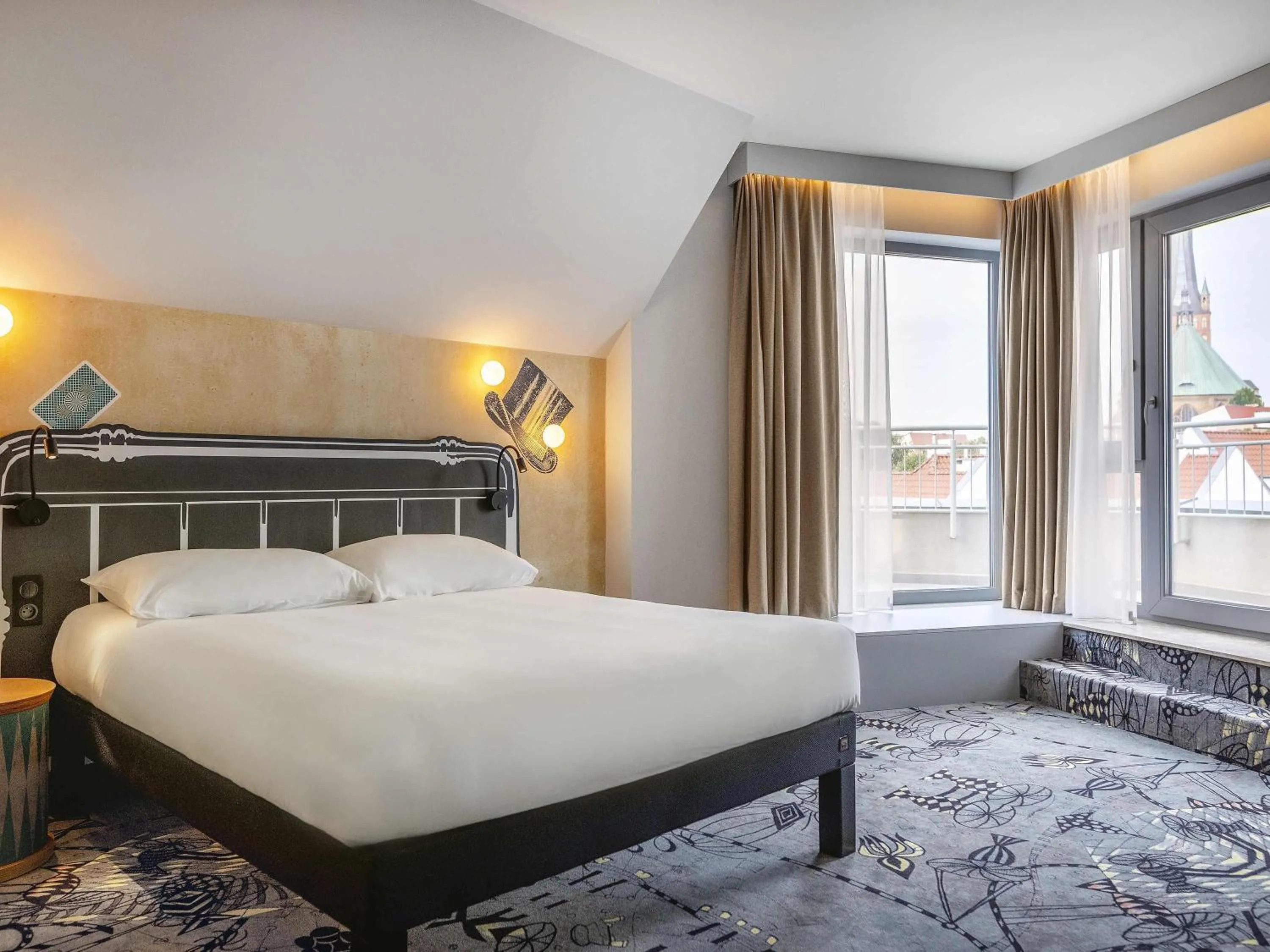 Bedroom, Bed in ibis Styles Szczecin Stare Miasto