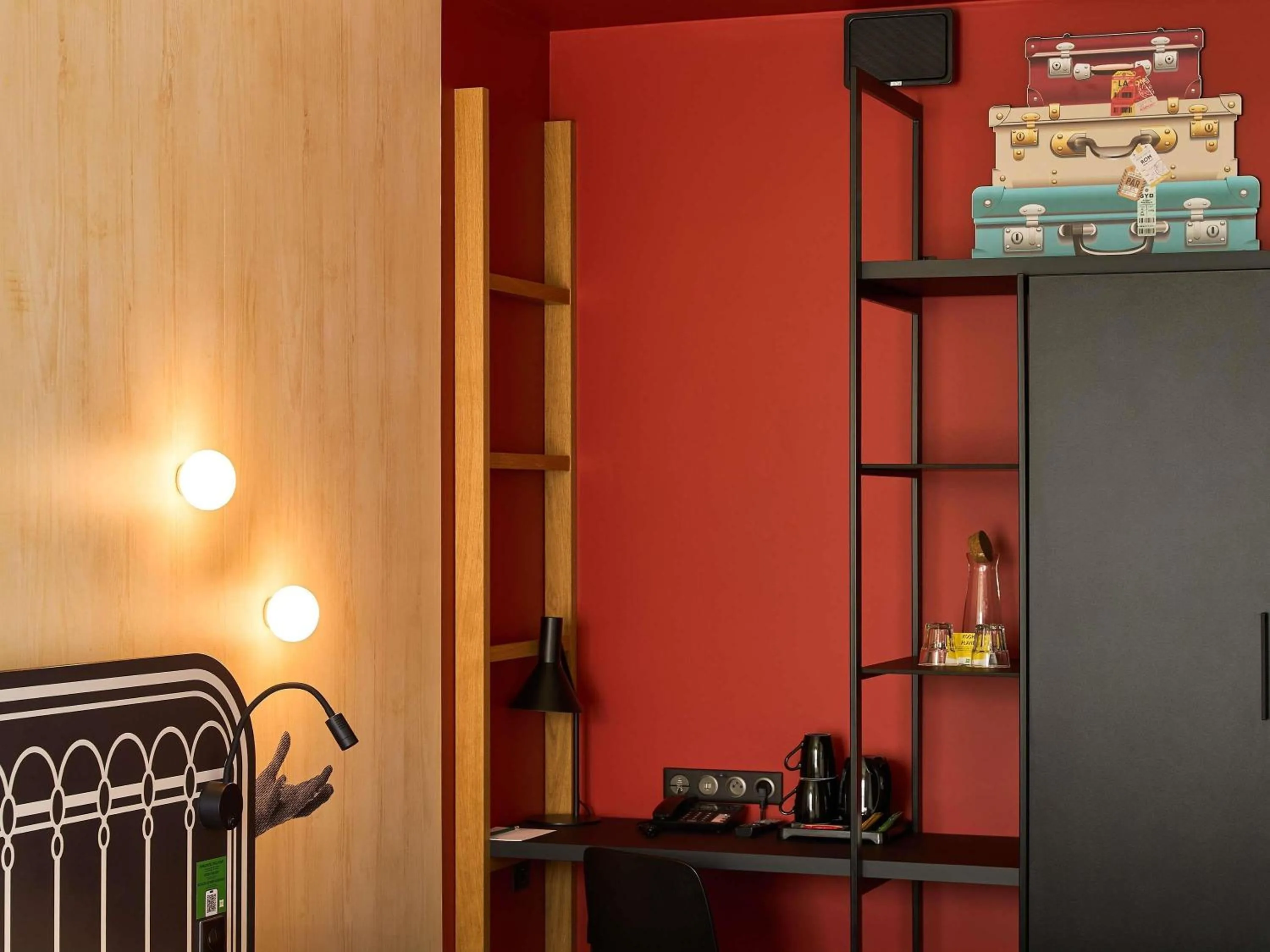 Bedroom in ibis Styles Szczecin Stare Miasto