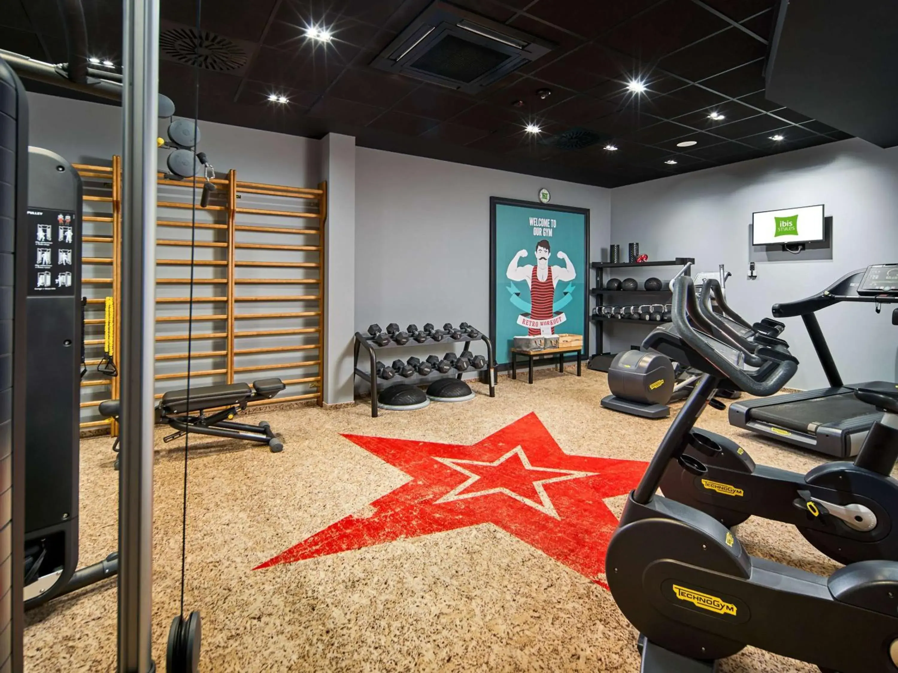 Fitness centre/facilities in ibis Styles Szczecin Stare Miasto Fitness centre/facilities in ibis Styles Szczecin Stare Miasto