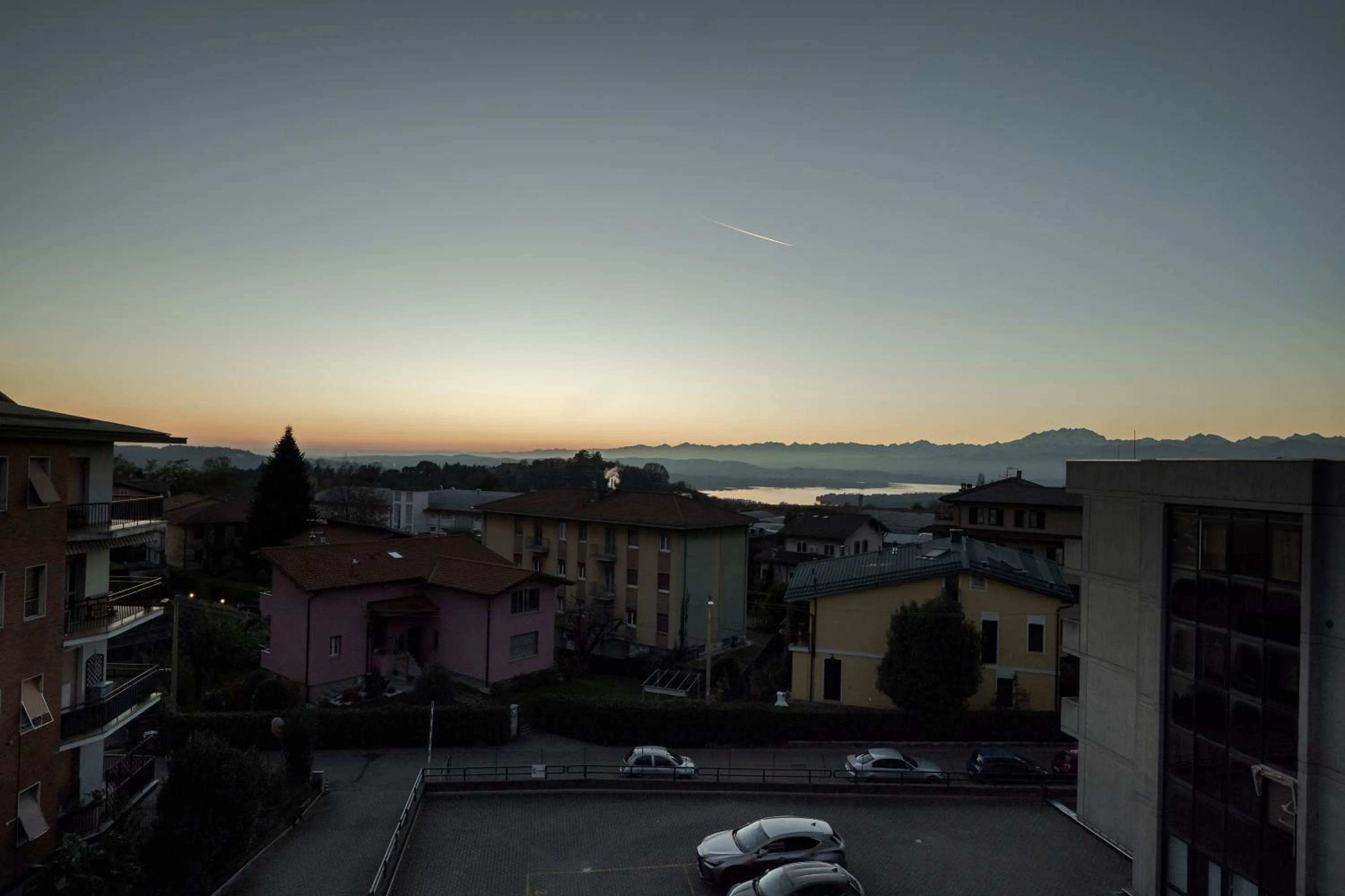 View (from property/room) in Hotel Ungheria Varese 1946