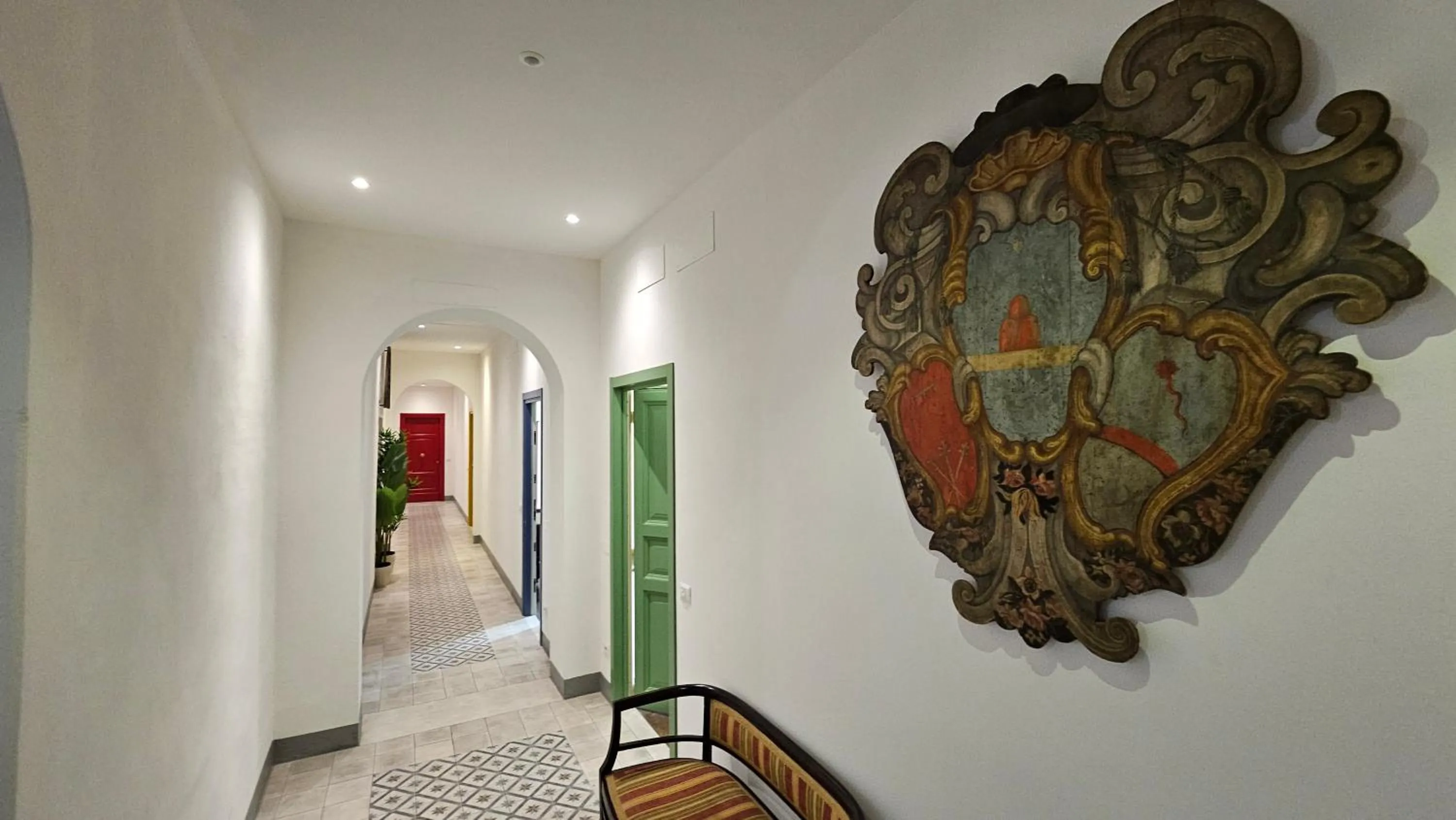 Decorative detail in Borghese Palace Art Hotel