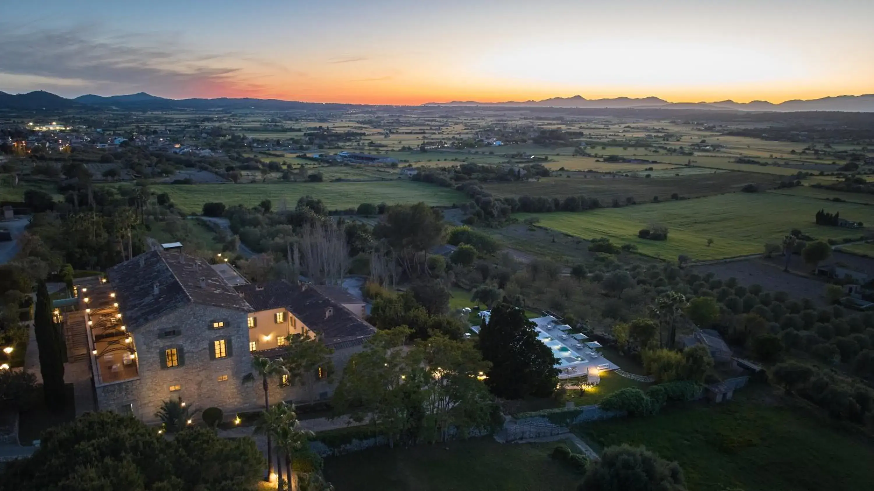 Bird's eye view in Es Figueral Nou Hotel Rural & Spa - Adults Only - Over 12 Bird's eye view in Es Figueral Nou Hotel Rural & Spa - Adults Only - Over 12