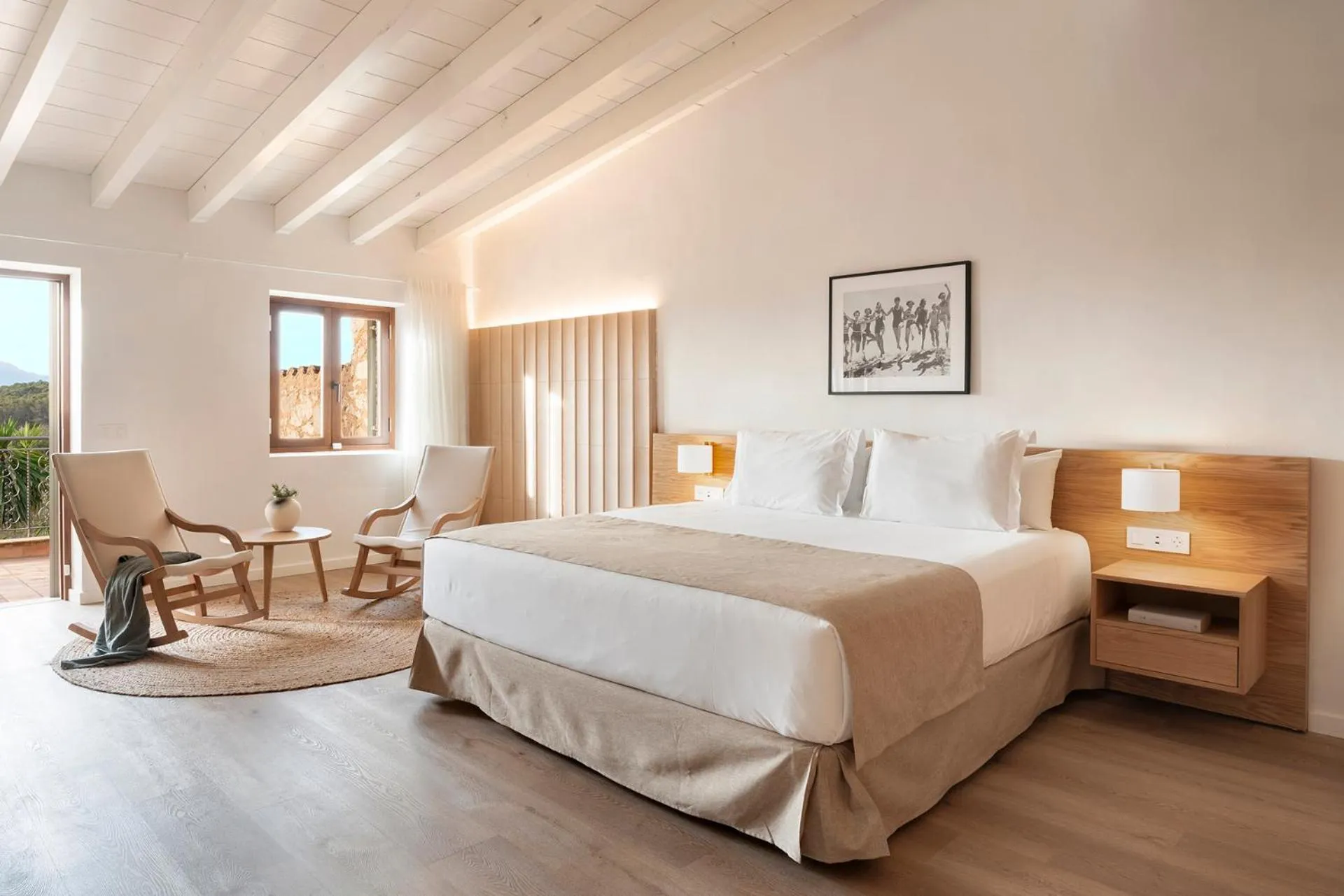 Bed in Es Figueral Nou Hotel Rural & Spa - Adults Only - Over 12