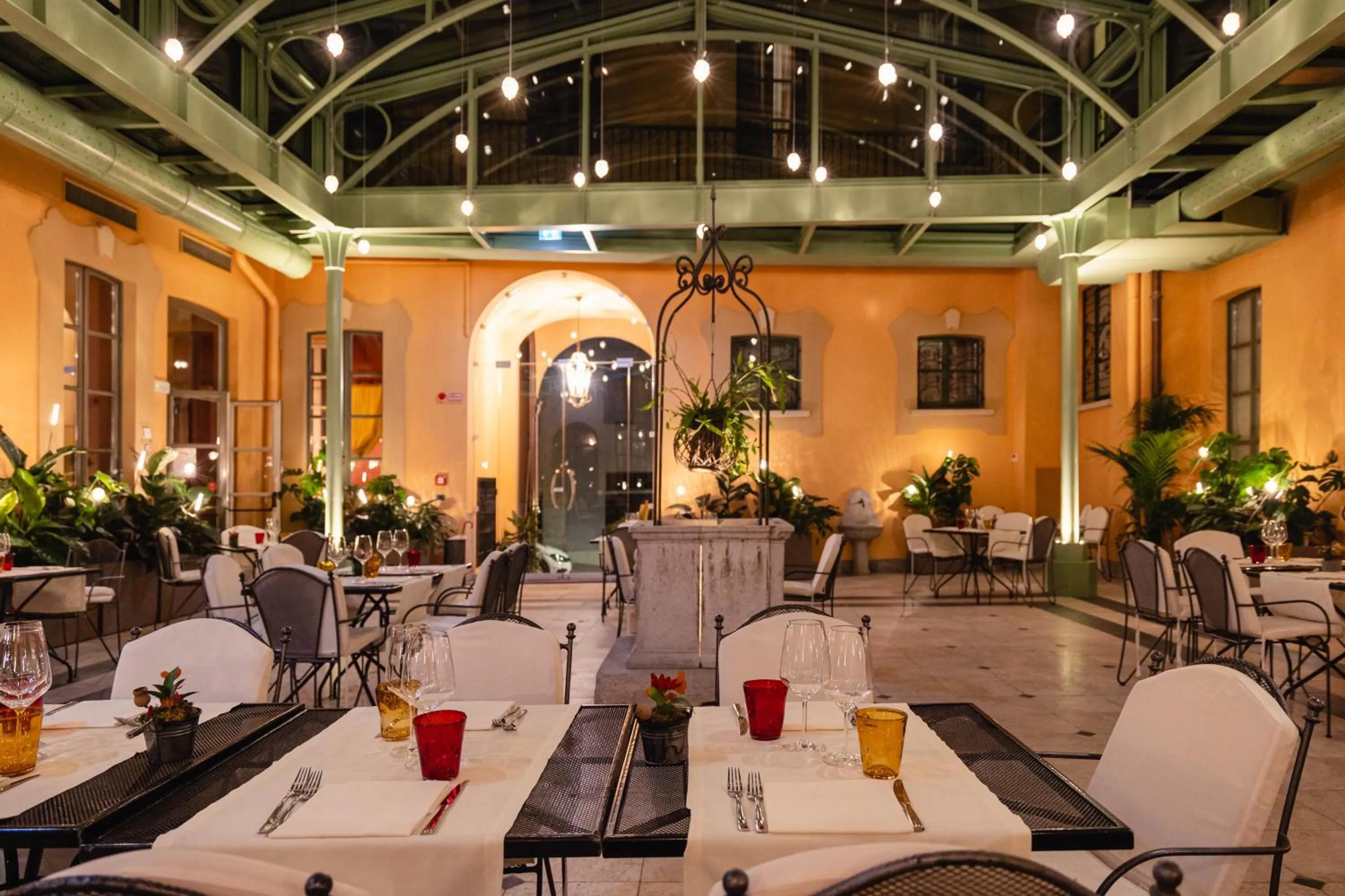 Patio in Villa Appiani Hotel