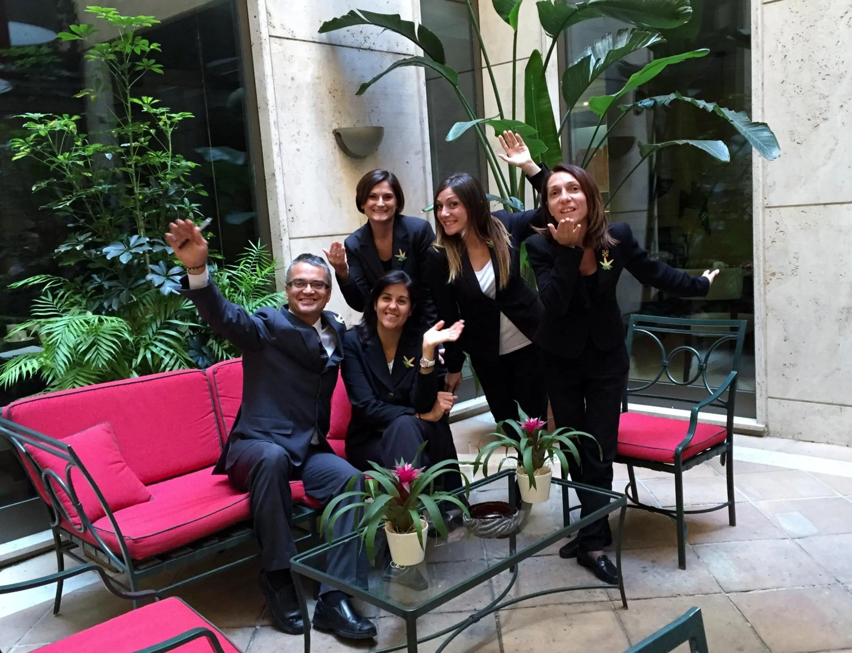 Staff in Hotel dei Mellini