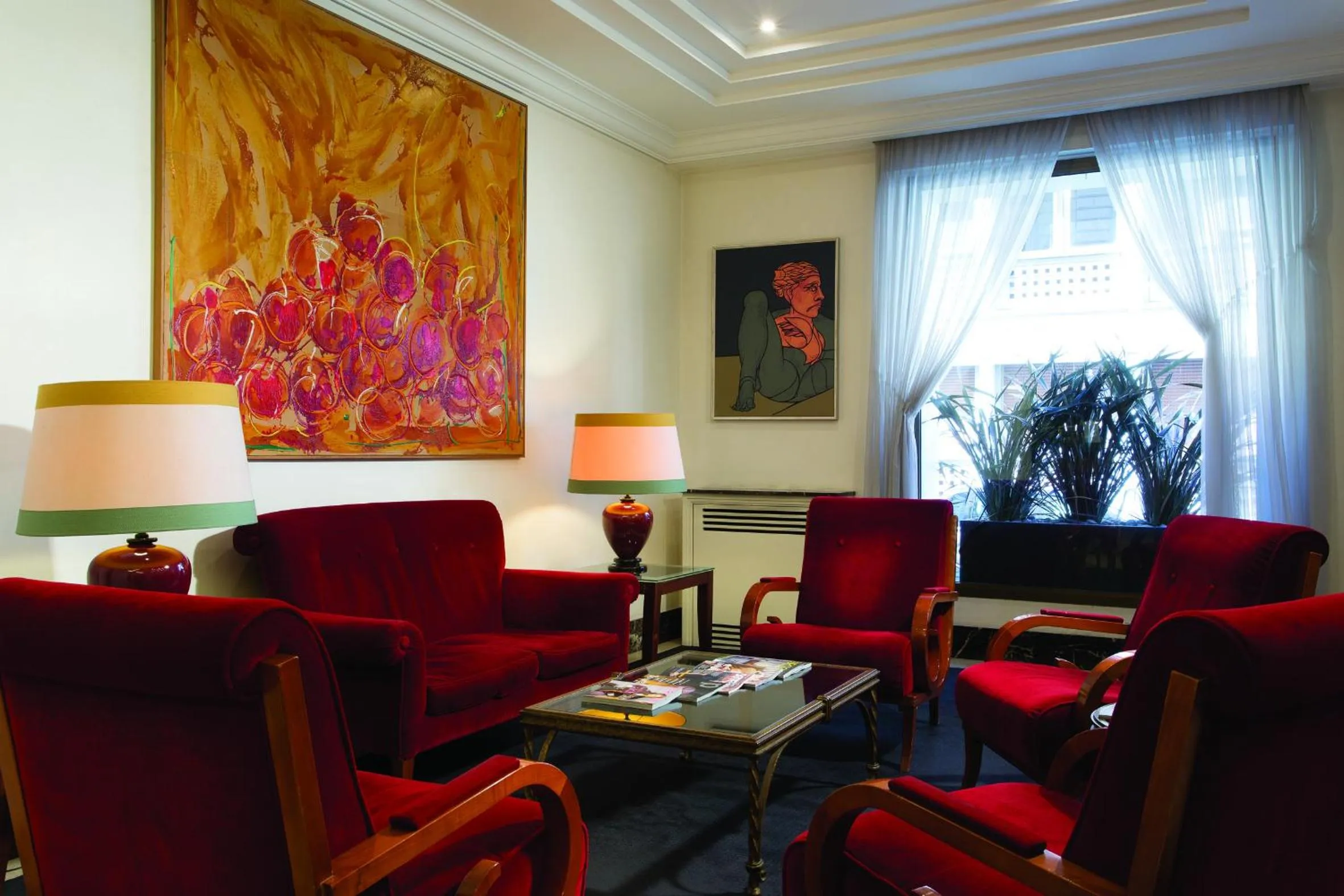 Lobby or reception in Hotel dei Mellini