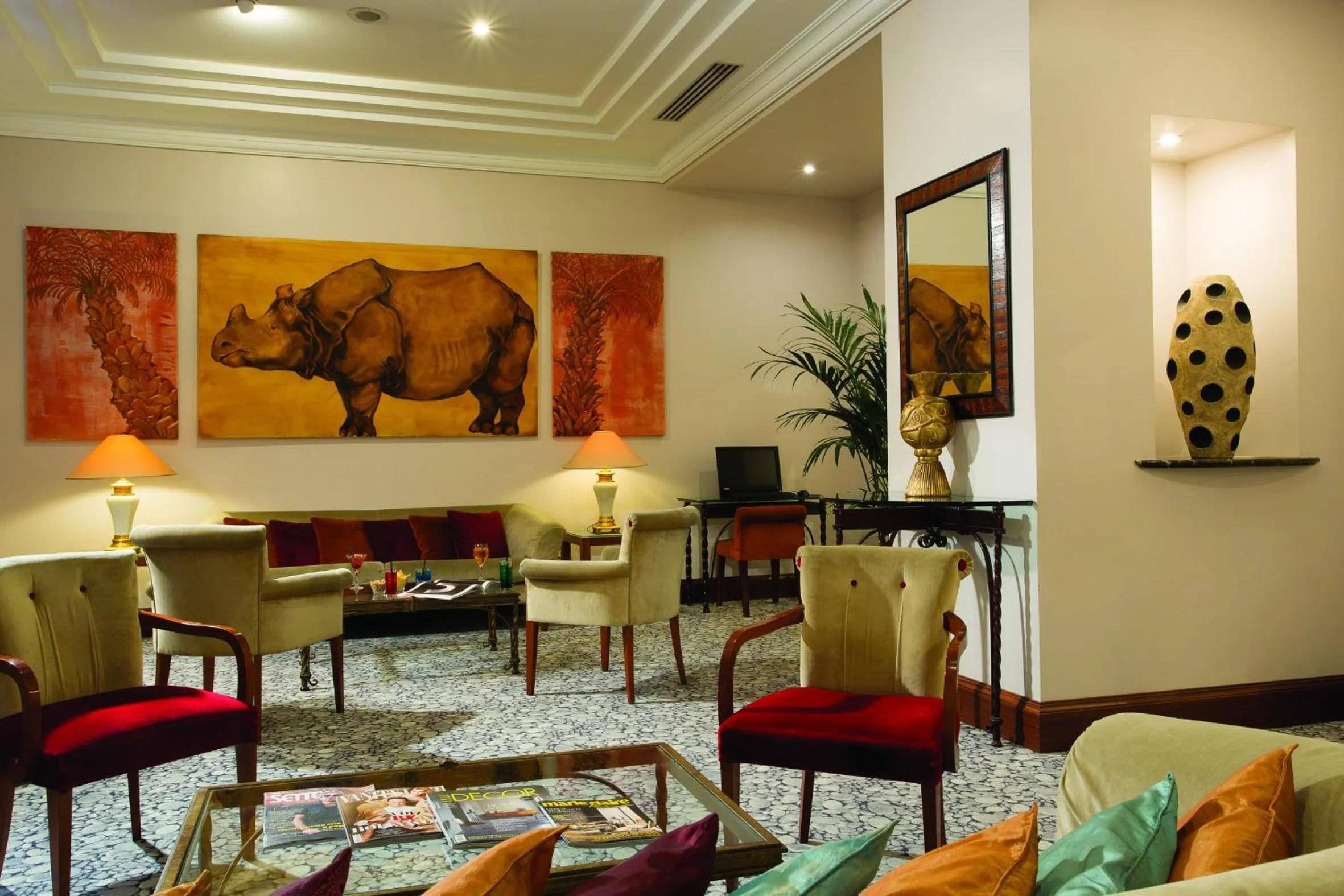 Lobby or reception in Hotel dei Mellini