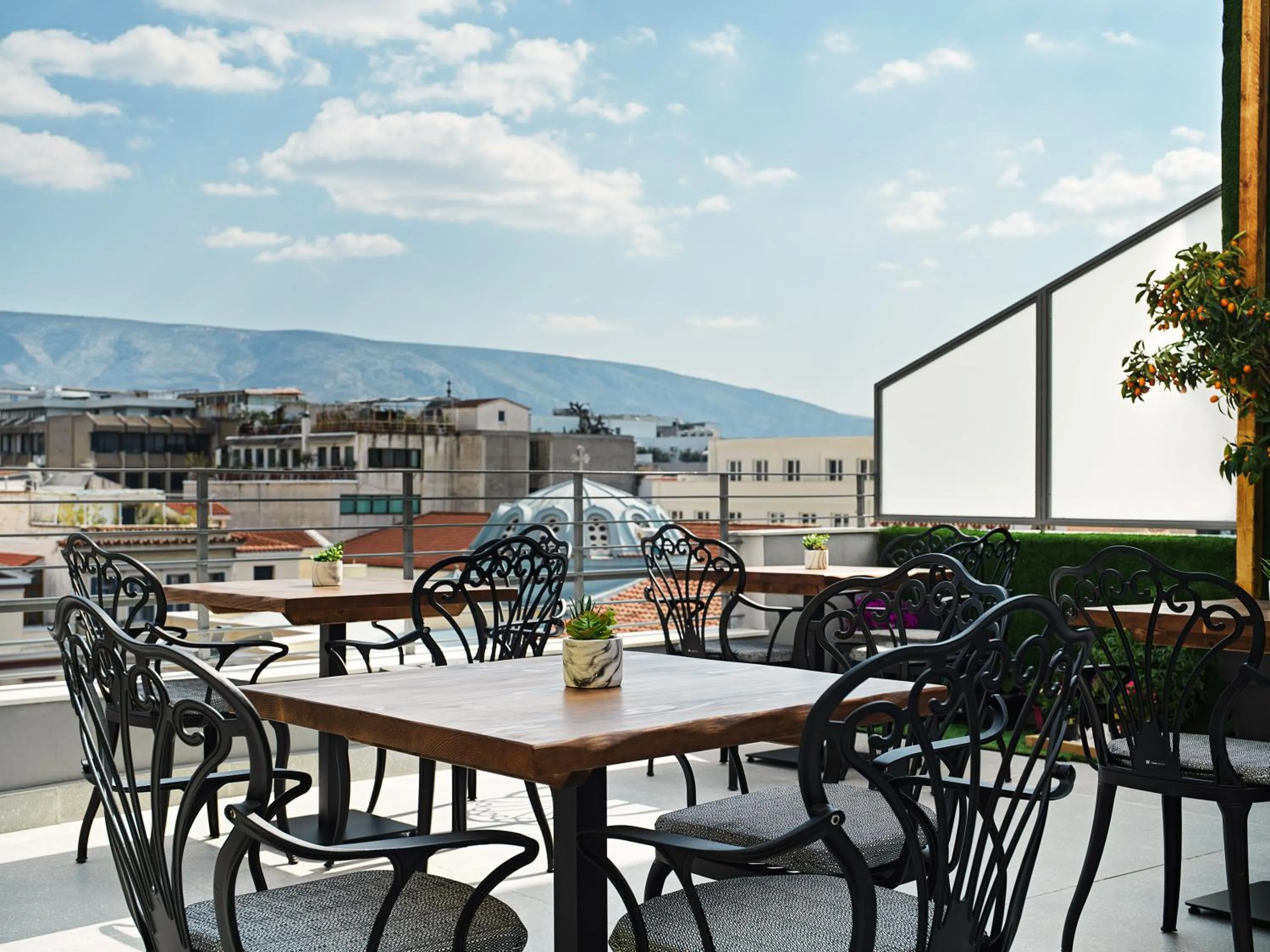 Balcony/Terrace in Athens City View Urban Suites