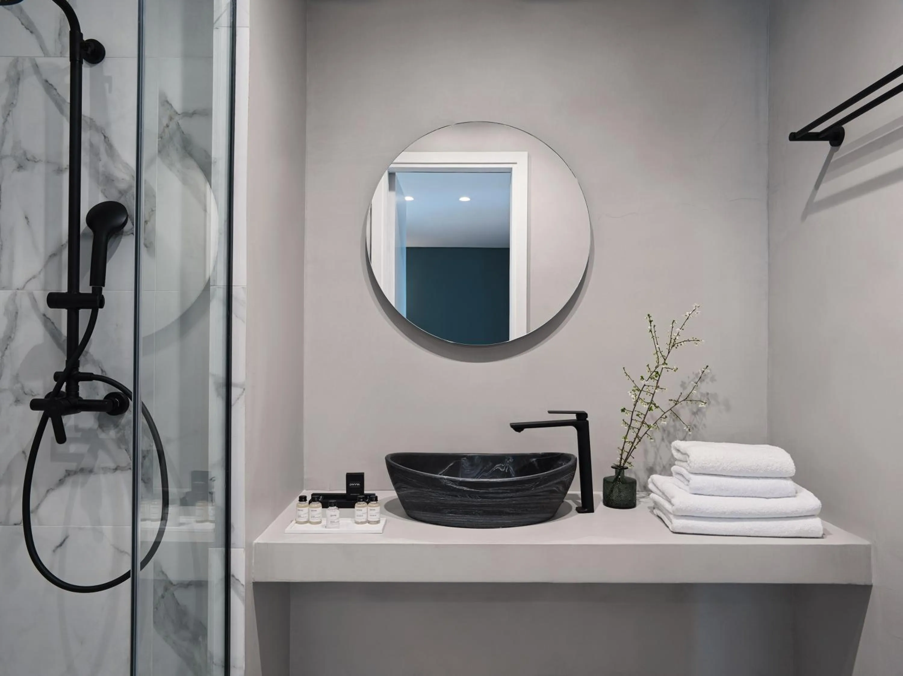 Bathroom in Athens City View Urban Suites