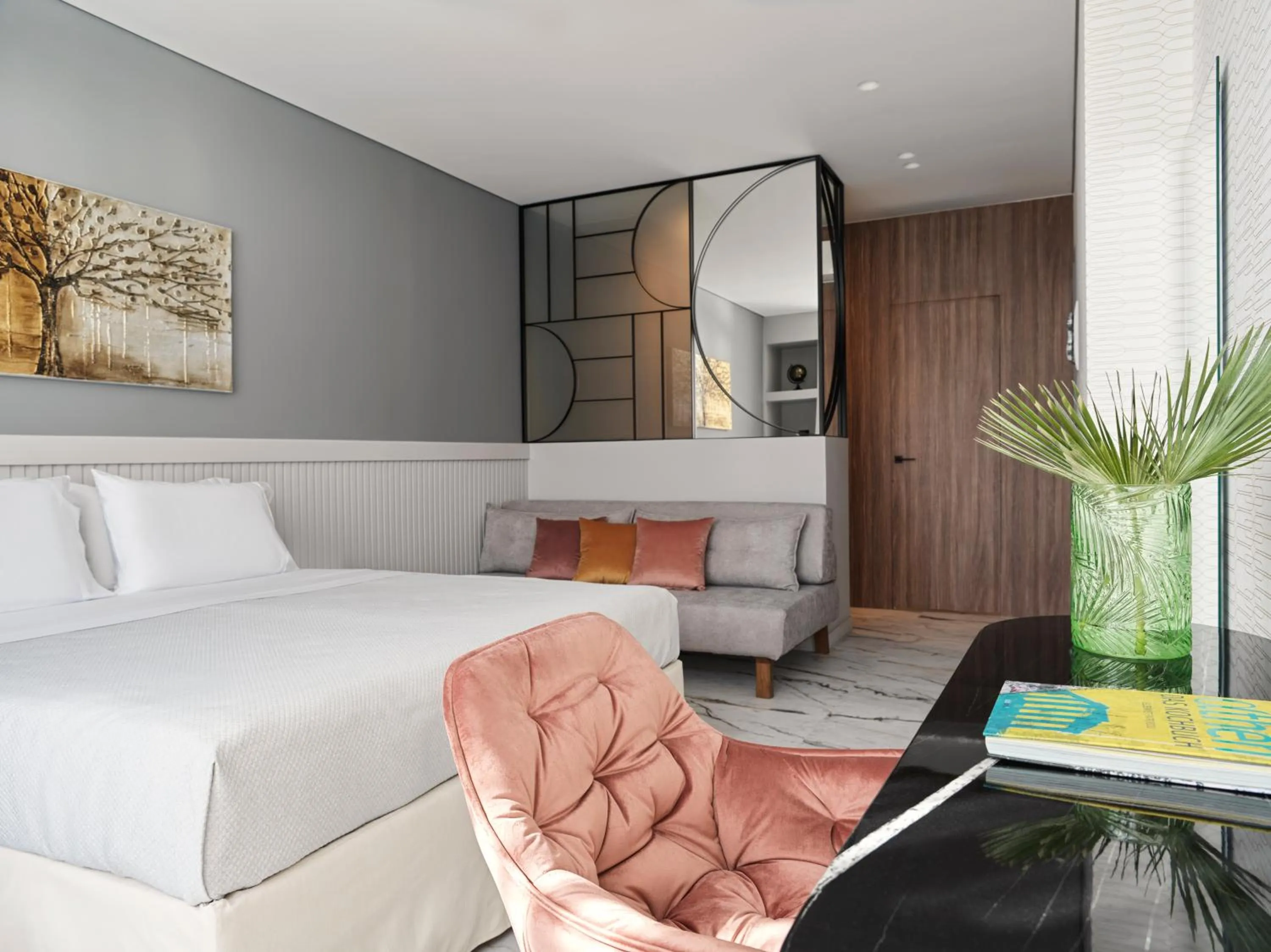 Photo of the whole room, Bed in Athens City View Urban Suites