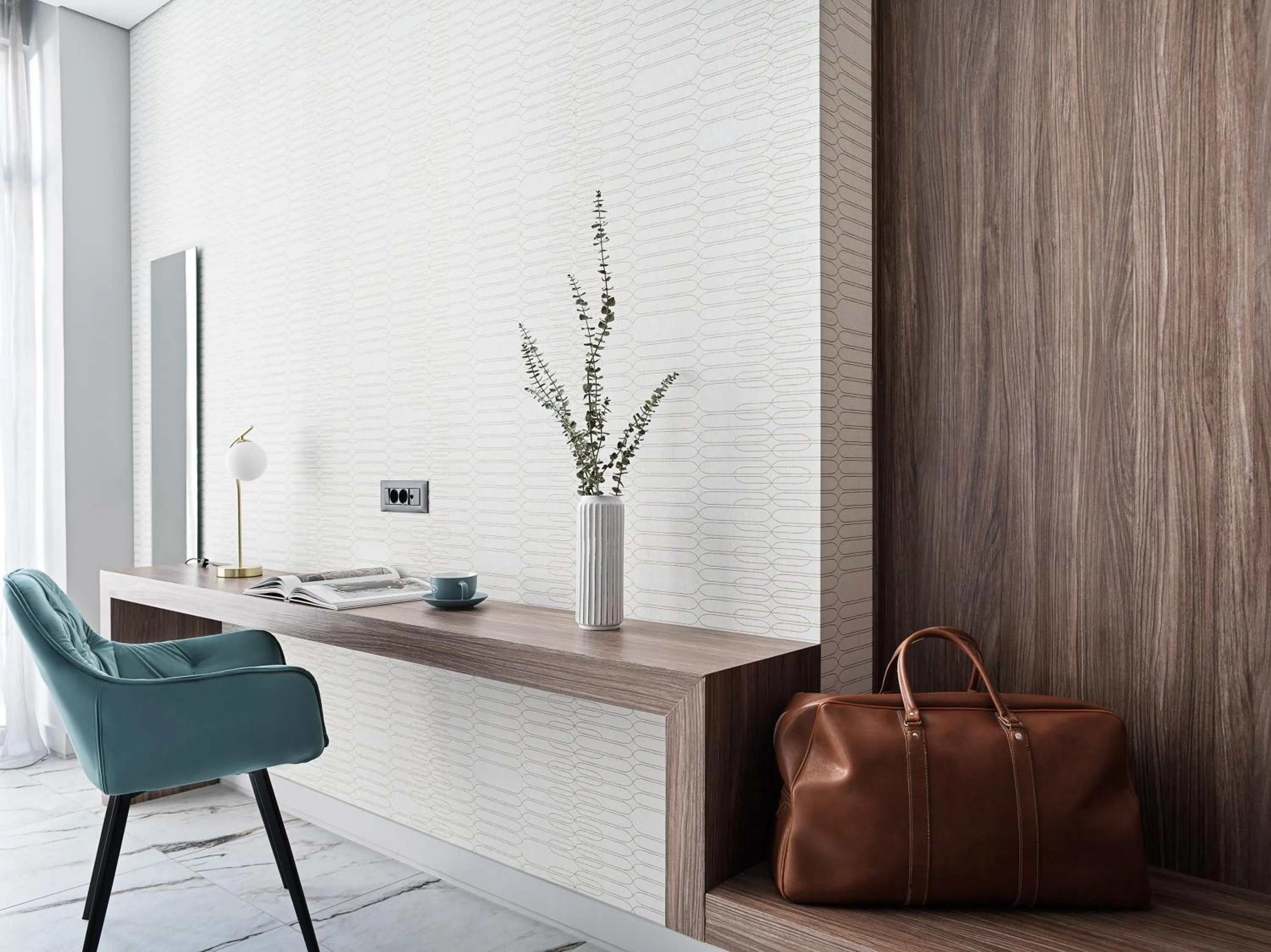 Seating area in Athens City View Urban Suites