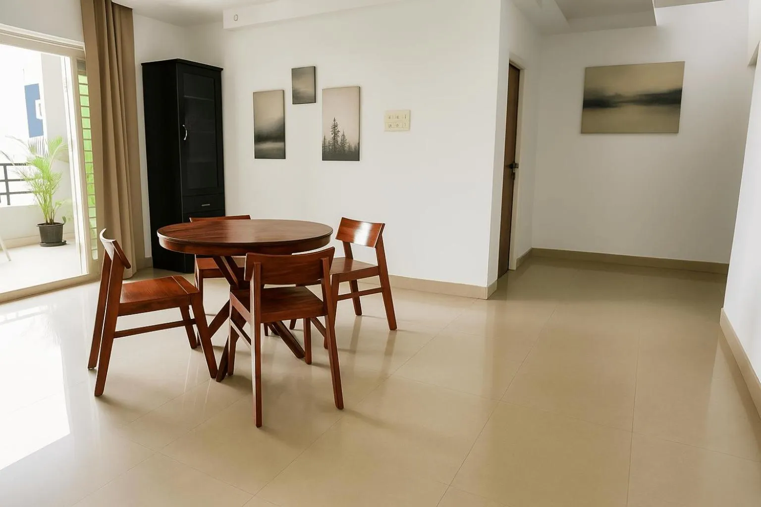 Dining area in White Fern Stays Serviced Apartments - Gachibowli