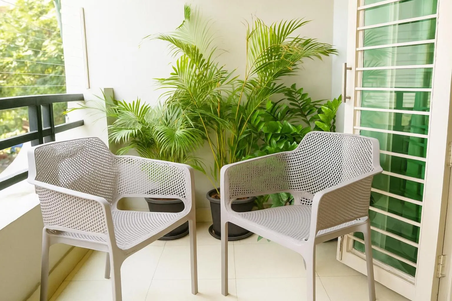 Balcony/Terrace in White Fern Stays Serviced Apartments - Gachibowli