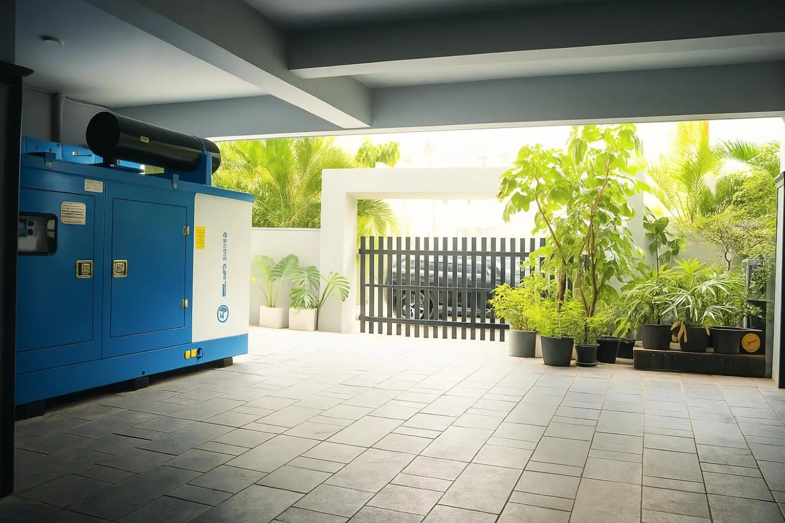 Parking in White Fern Stays Serviced Apartments - Gachibowli