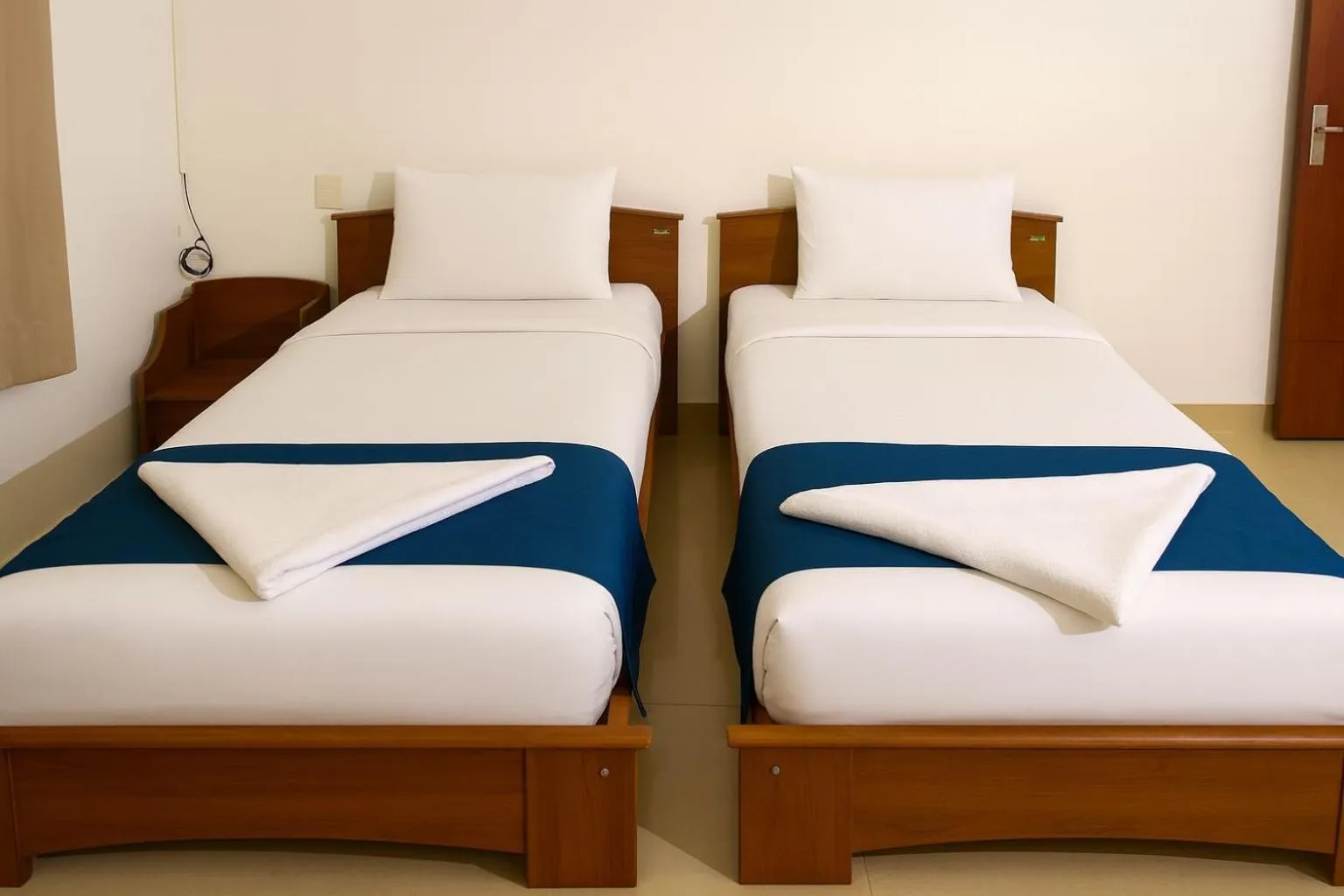 Bedroom, Bed in White Fern Stays Serviced Apartments - Gachibowli