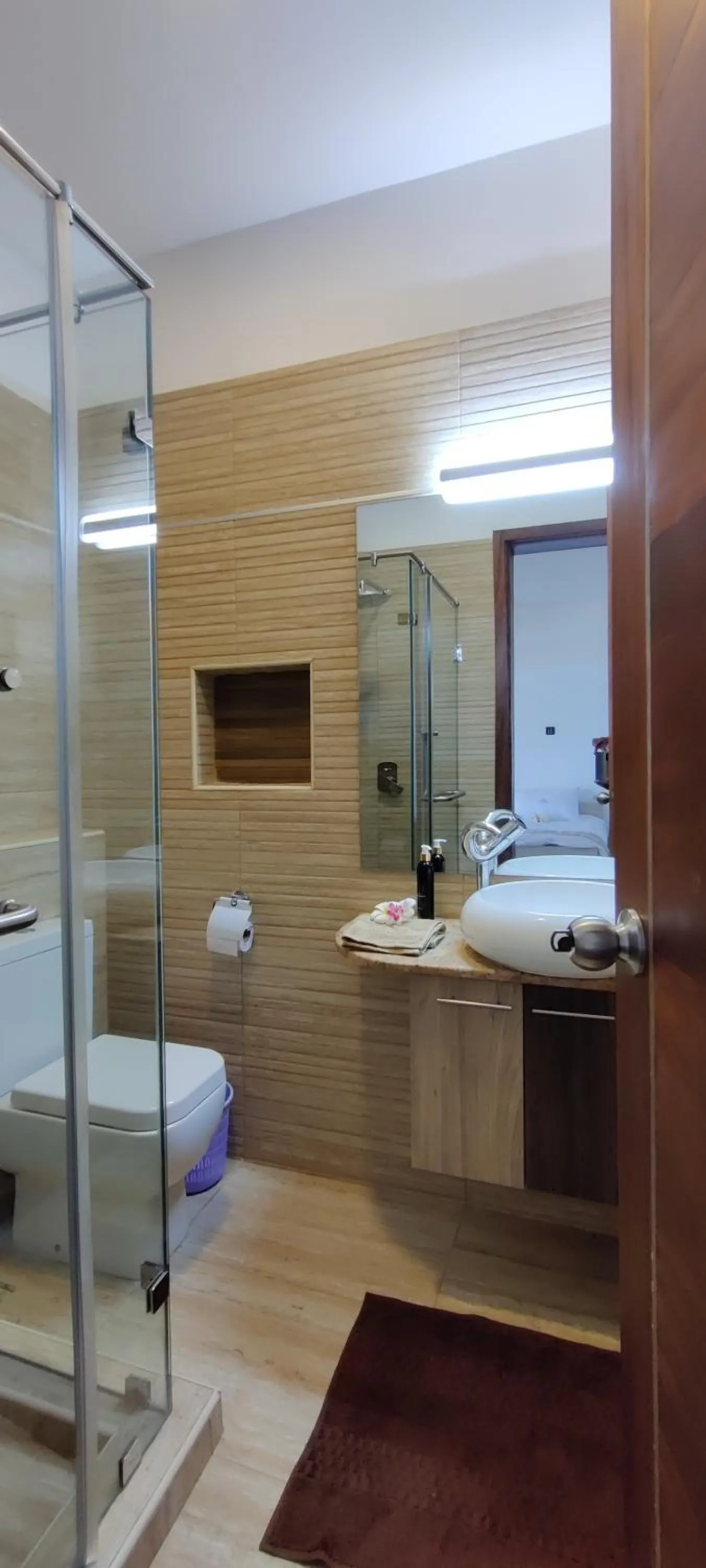 Shower in English Point Residence Beach Apartments Mombasa
