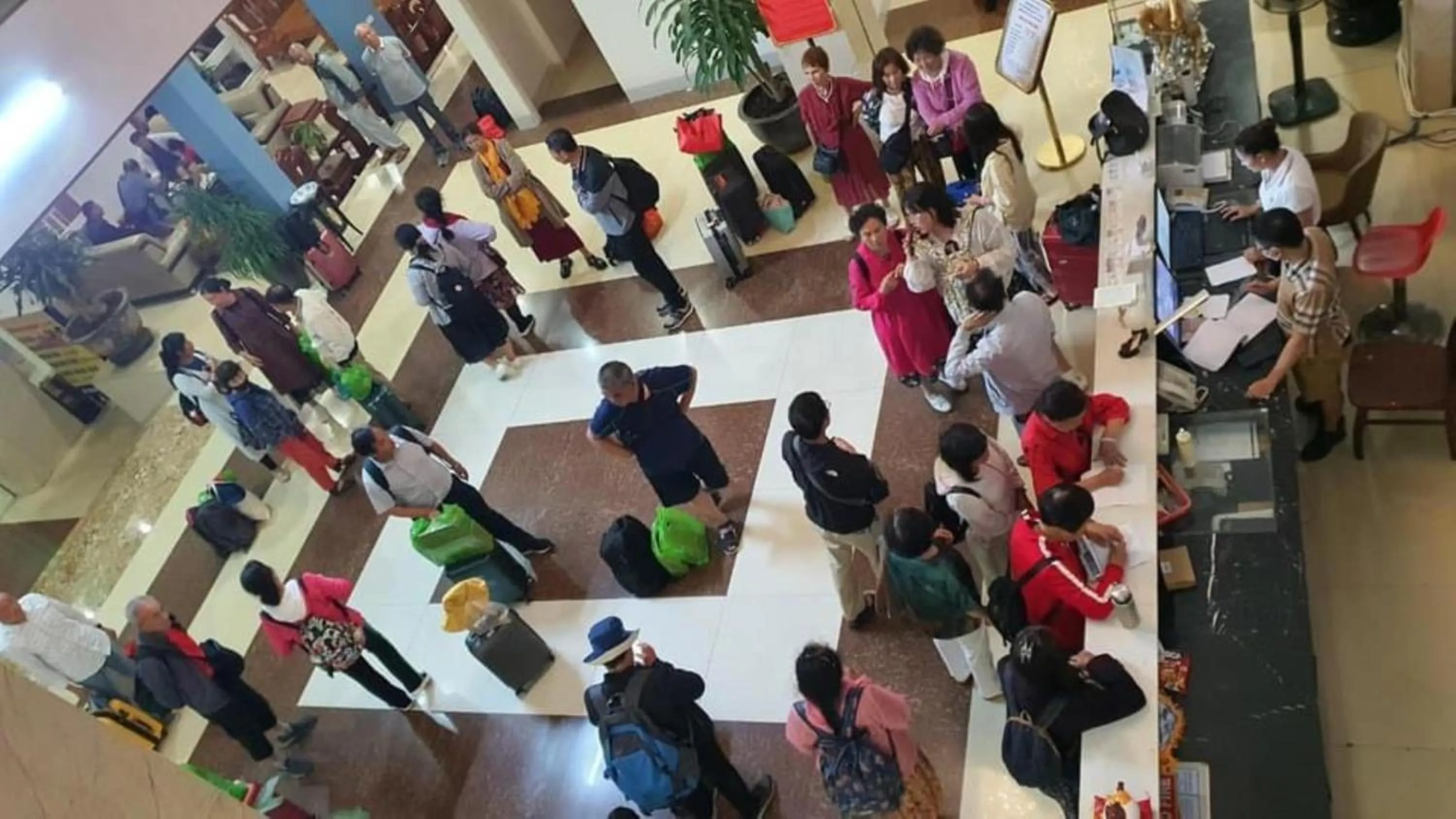 group of guests in SONG HONG VIEW HOTEL