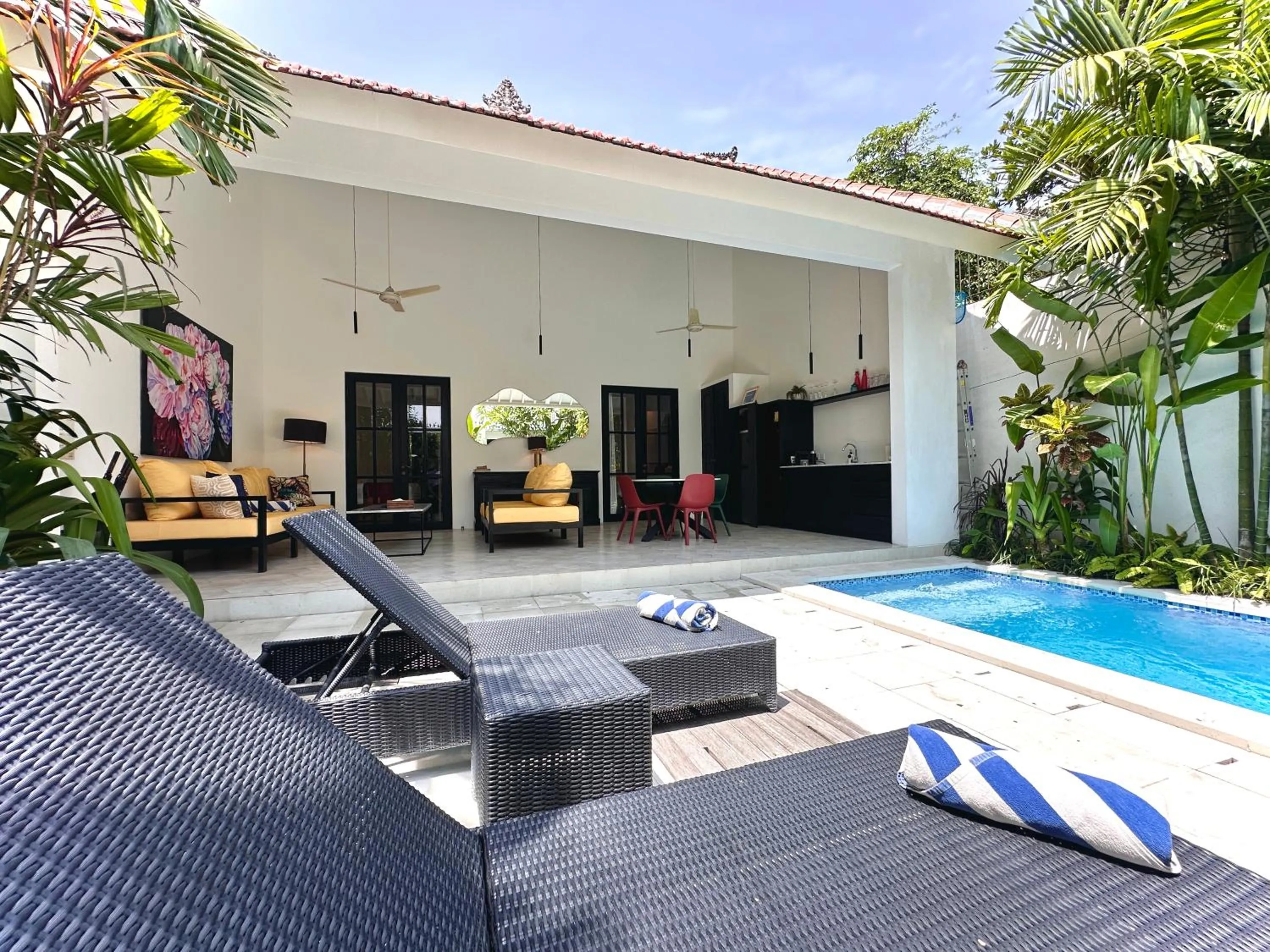 Pool view in Villa Harris Canggu