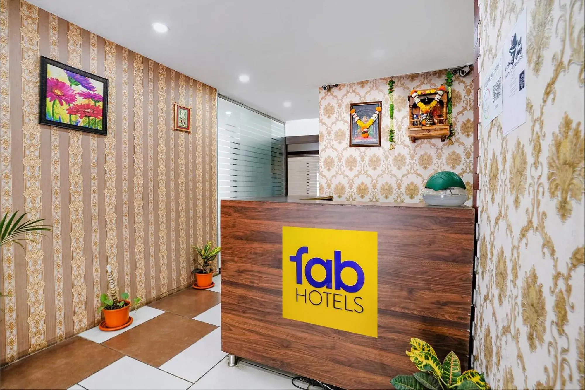 Lobby or reception in FabHotel Gargi Deluxe Lobby or reception in FabHotel Gargi Deluxe