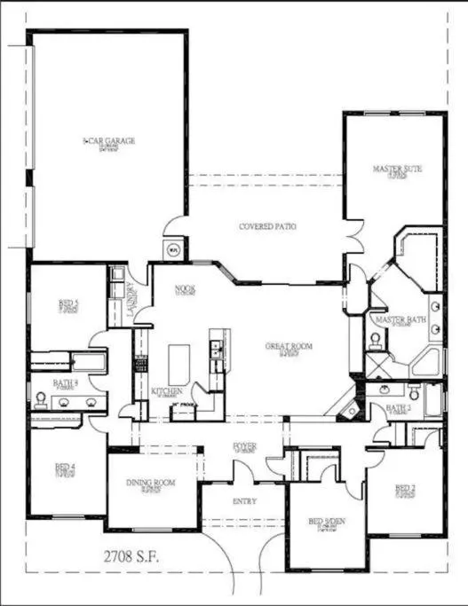 Floor plan in Spacious Home