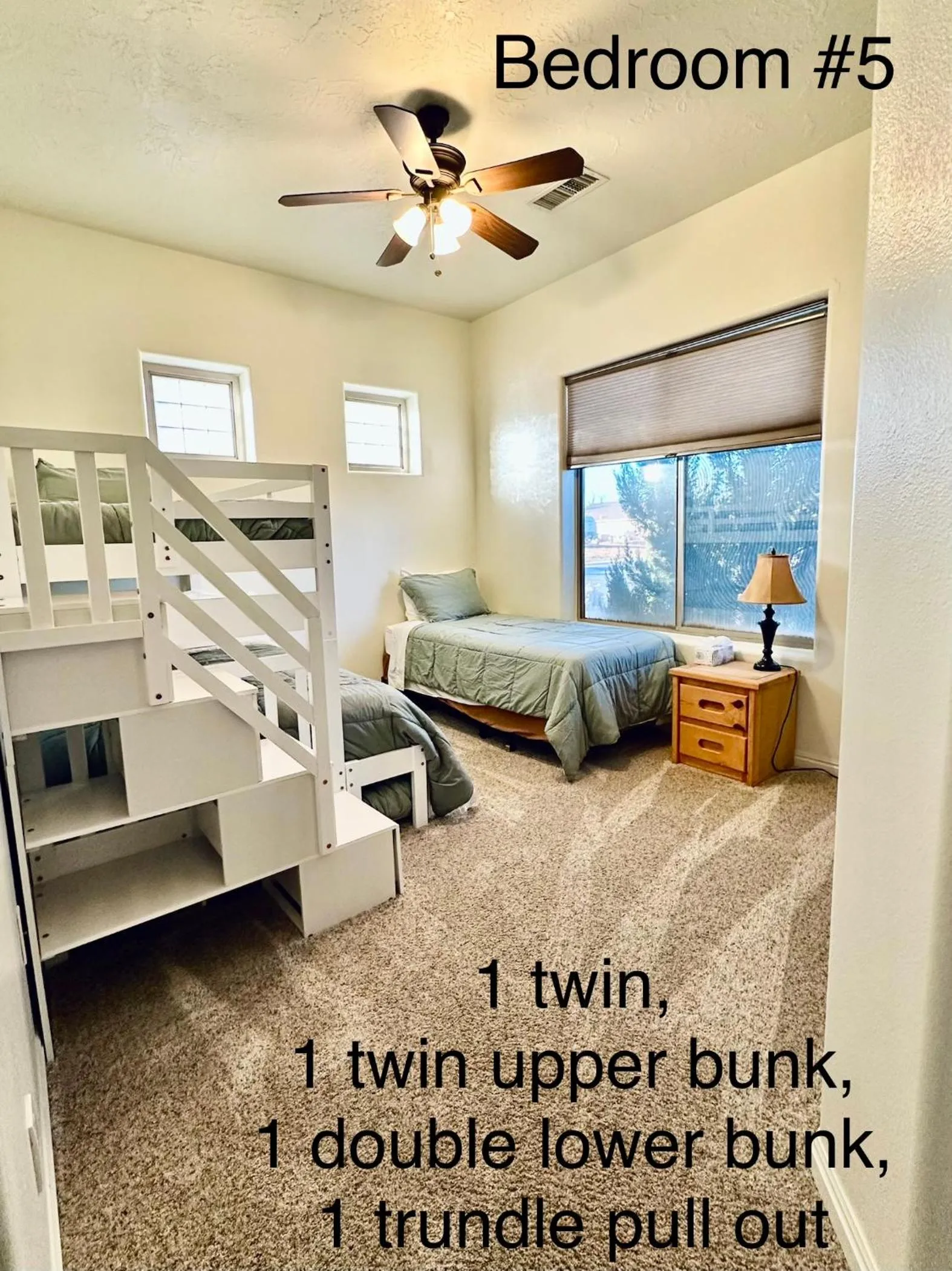 Bed in Spacious Home