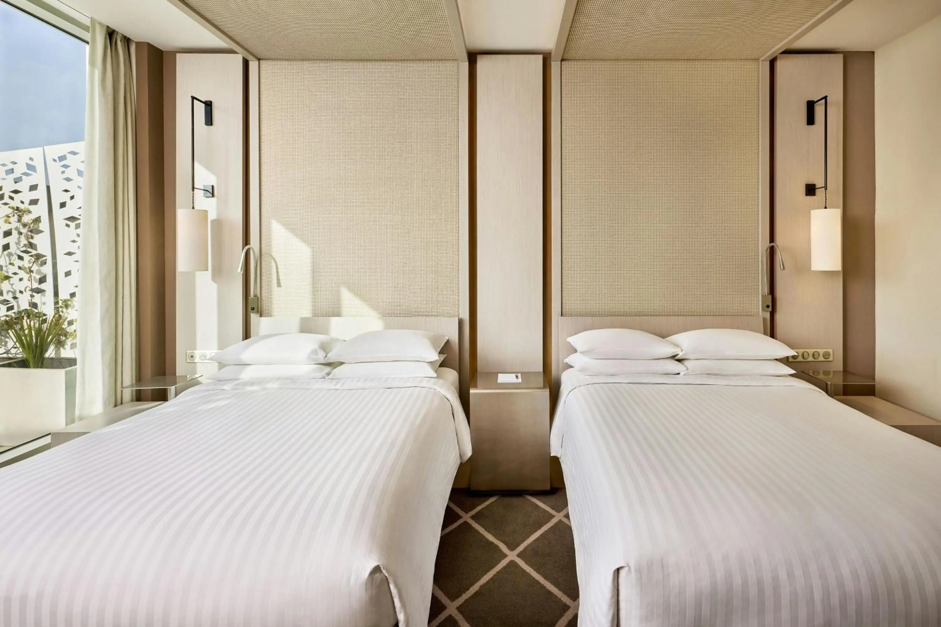 Photo of the whole room, Bed in Rabat Marriott Hotel