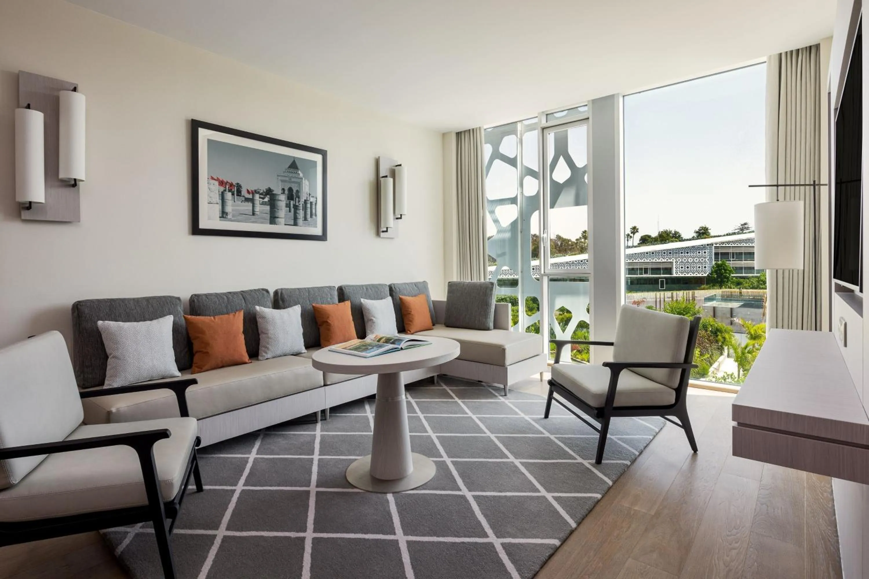 Swimming pool in Rabat Marriott Hotel