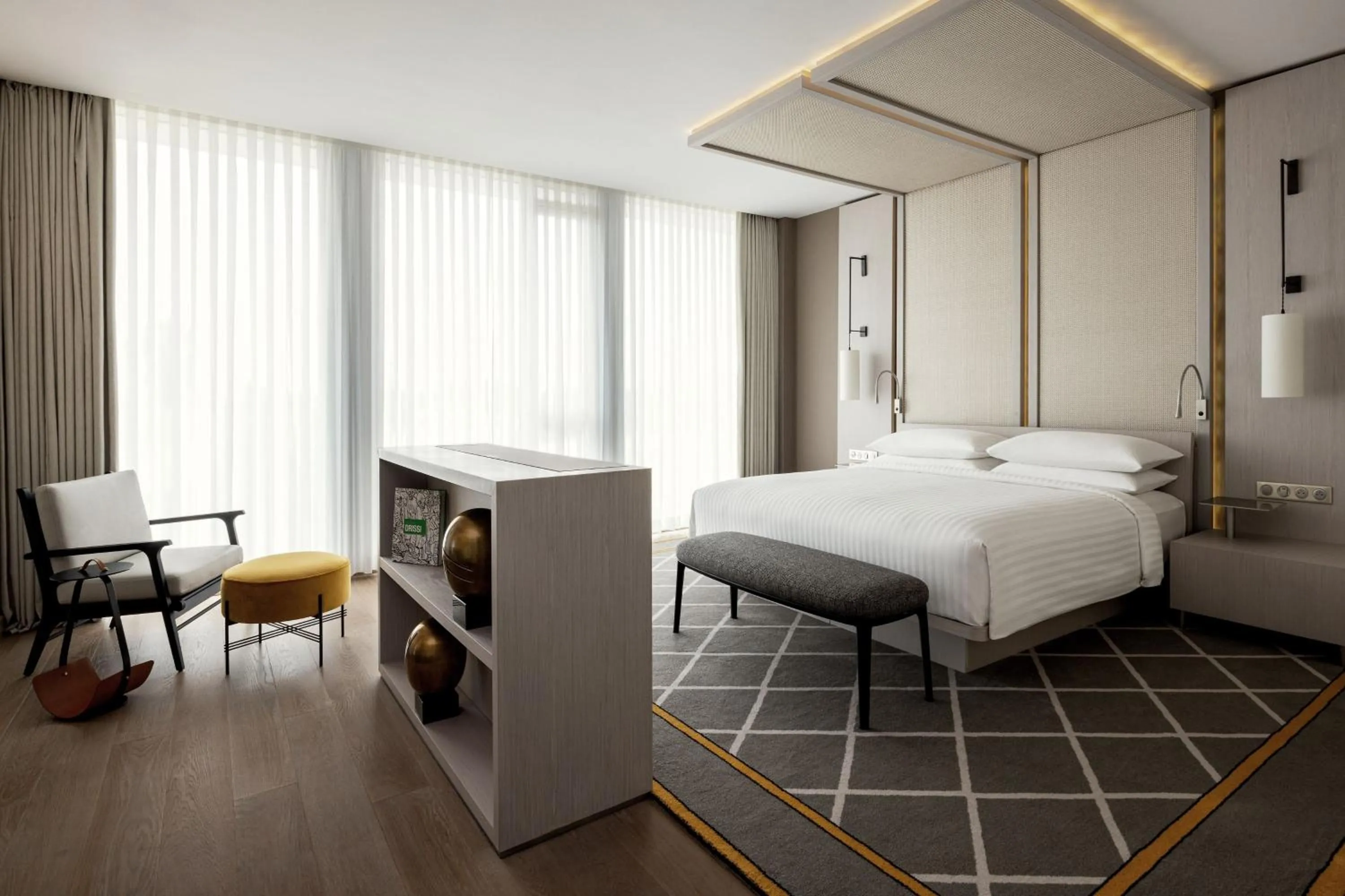 Bedroom, Bed in Rabat Marriott Hotel