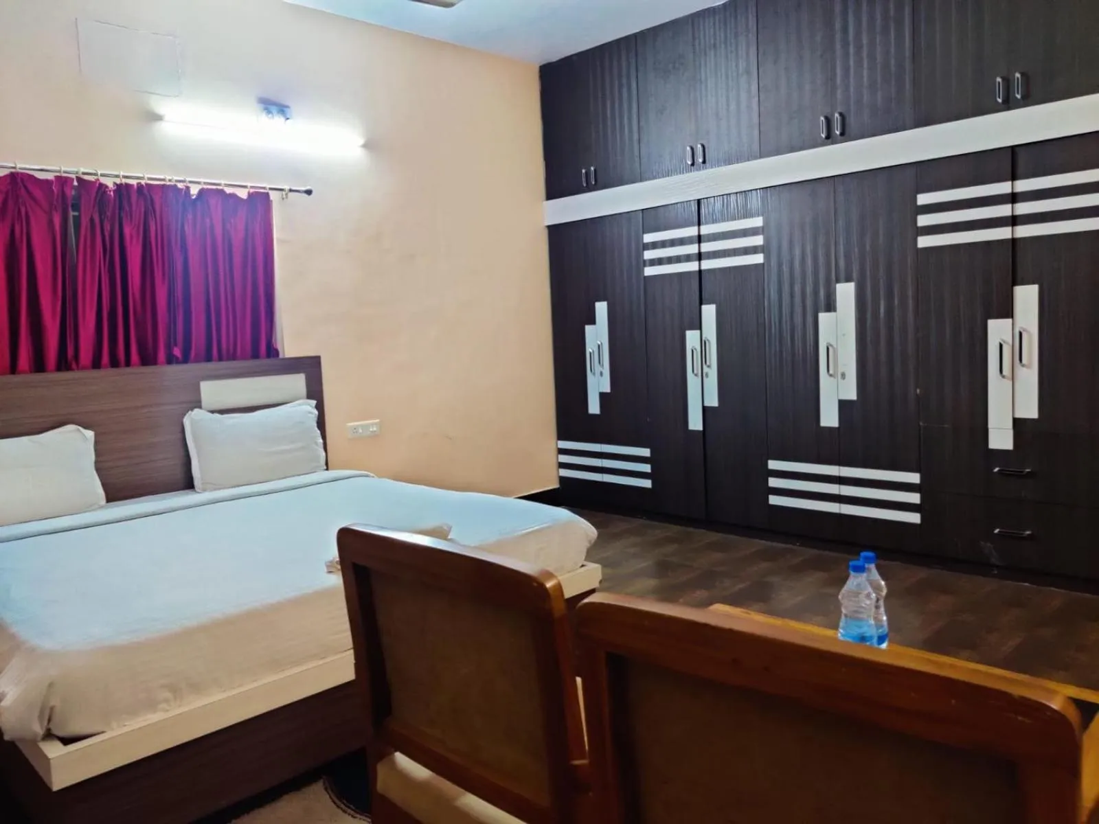 Bed in CHETAN INN HOTEL