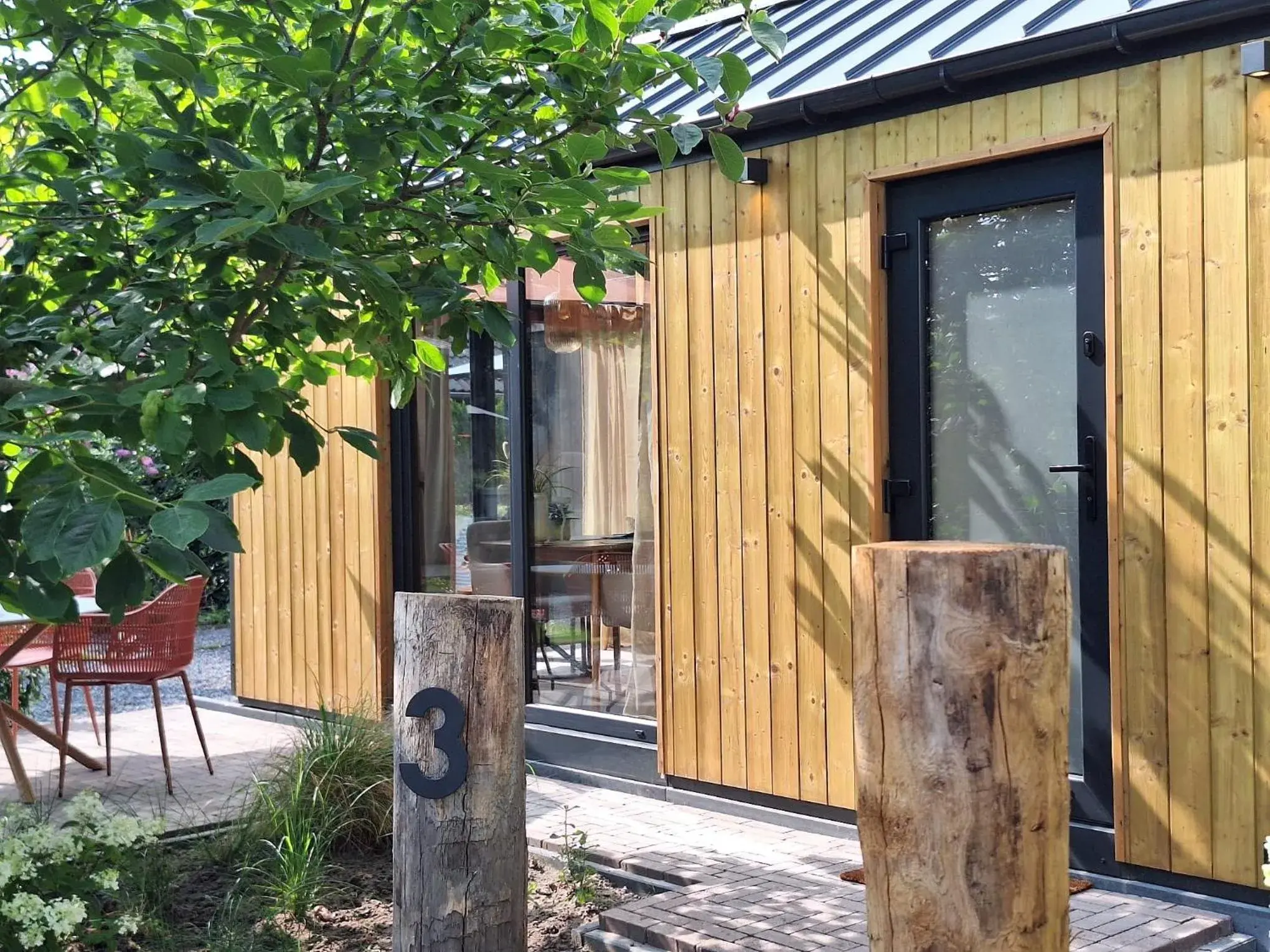 One-Bedroom Chalet in B&B Vierlingsbeek, Appartement en tuin-chalets One-Bedroom Chalet in B&B Vierlingsbeek, Appartement en tuin-chalets