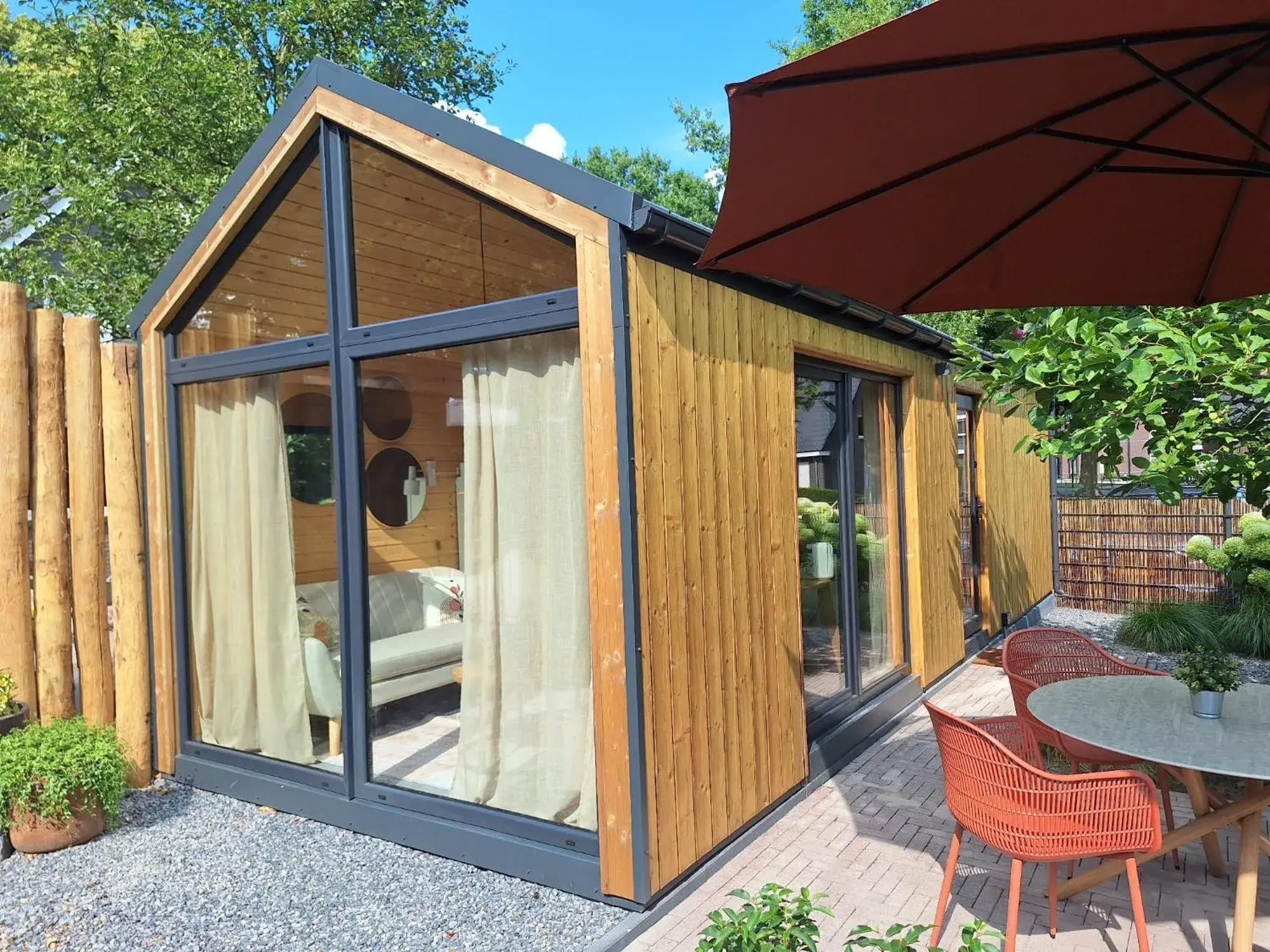 One-Bedroom Chalet in B&B Vierlingsbeek, Appartement en tuin-chalets One-Bedroom Chalet in B&B Vierlingsbeek, Appartement en tuin-chalets