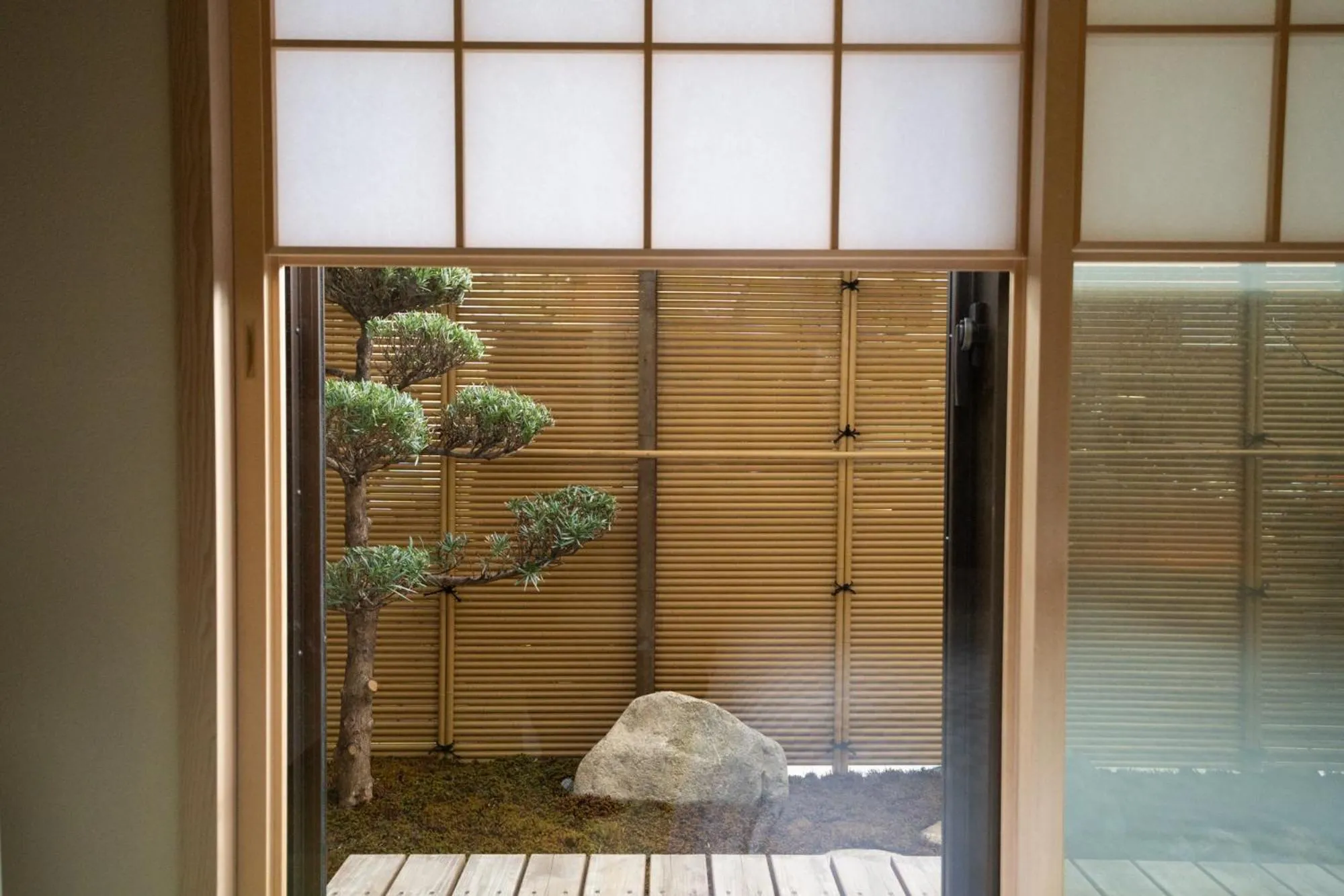 Queen Room with Garden View in YADO TENKU Kyoto Nijo
