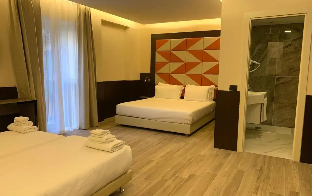 Photo of the whole room, Bed in JR Hotels Bocconi Milano Photo of the whole room, Bed in JR Hotels Bocconi Milano