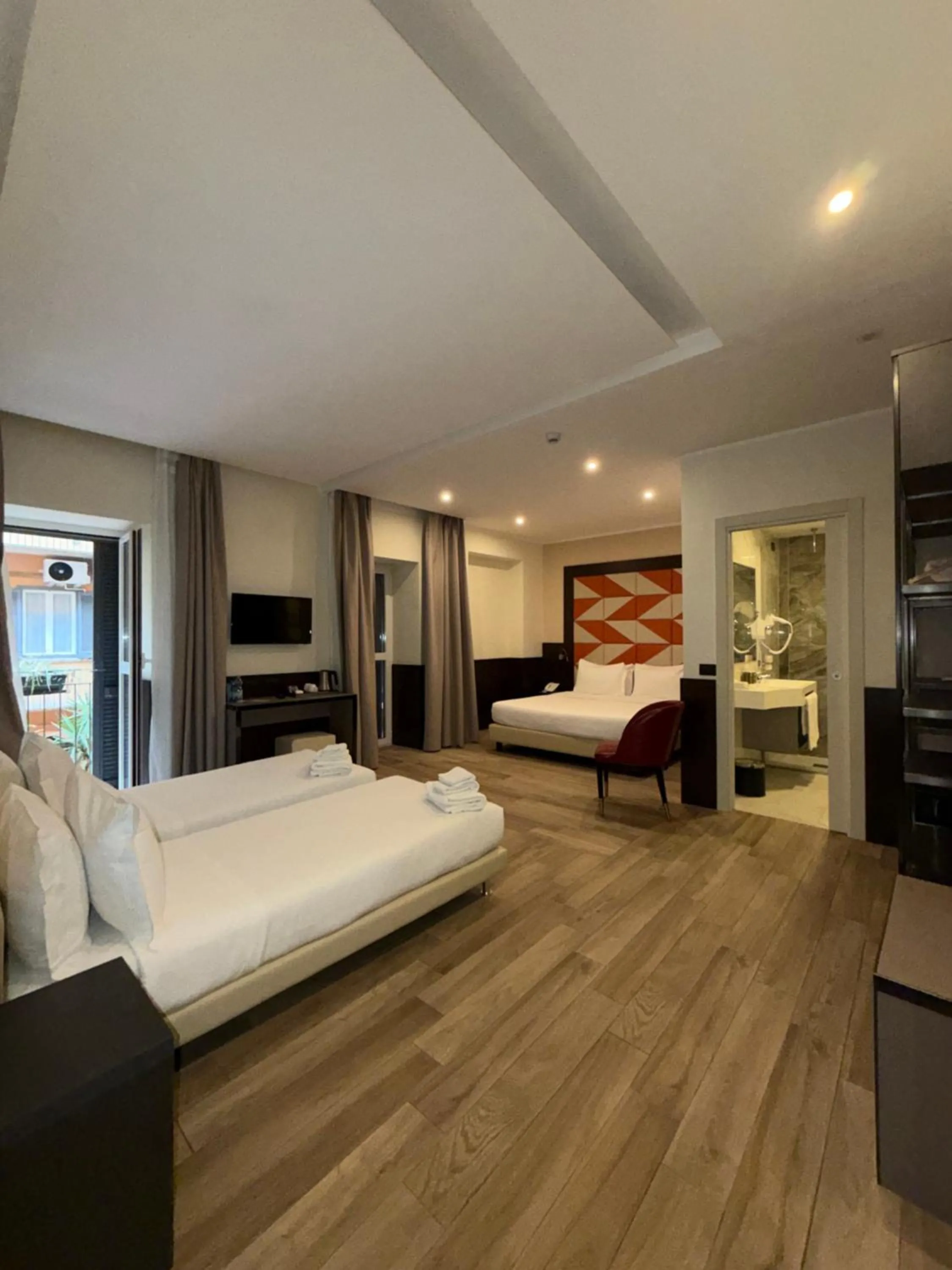 Bedroom, Bed in JR Hotels Bocconi Milano