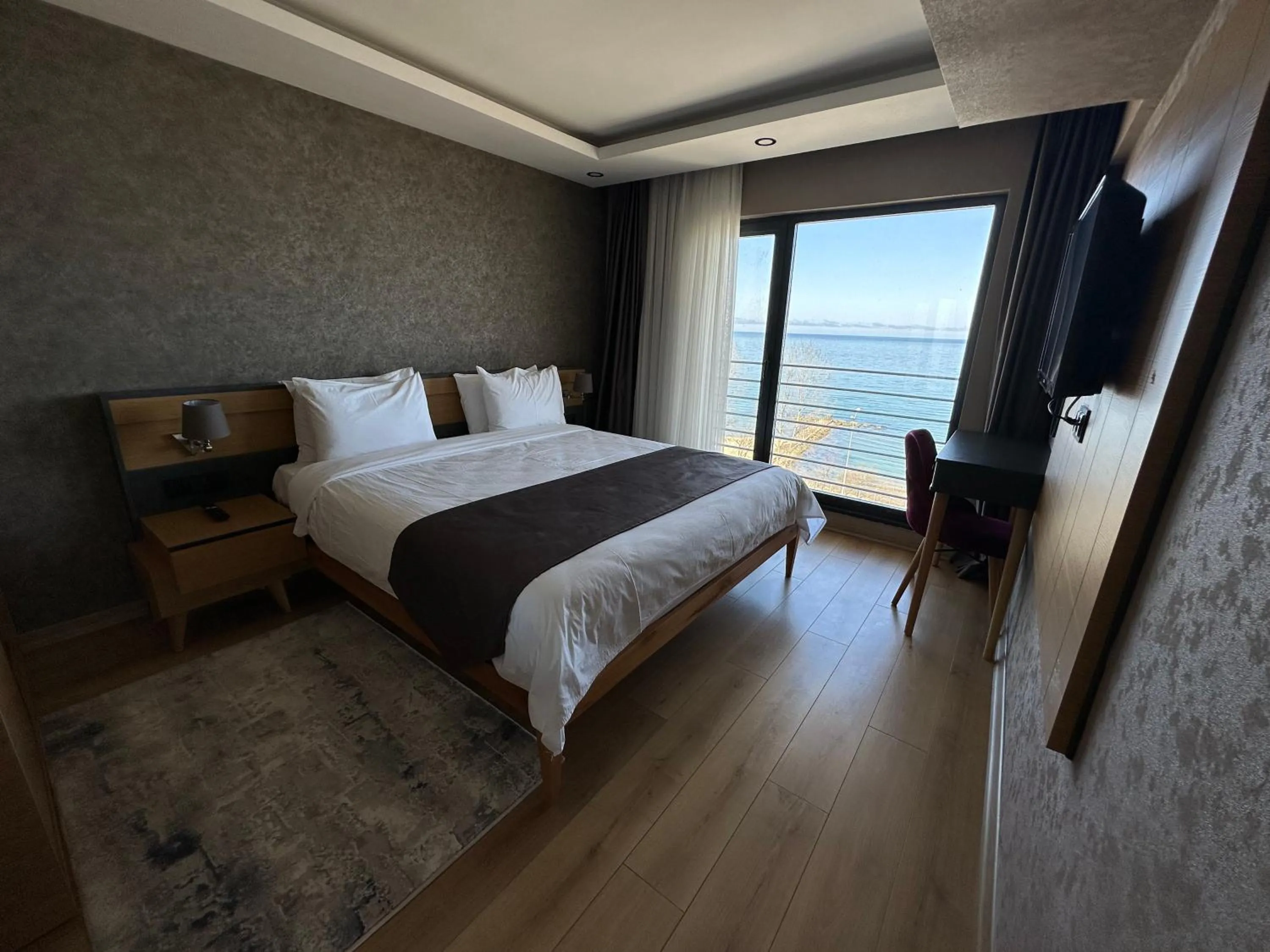 Bed in Şehrar Suite Hotel