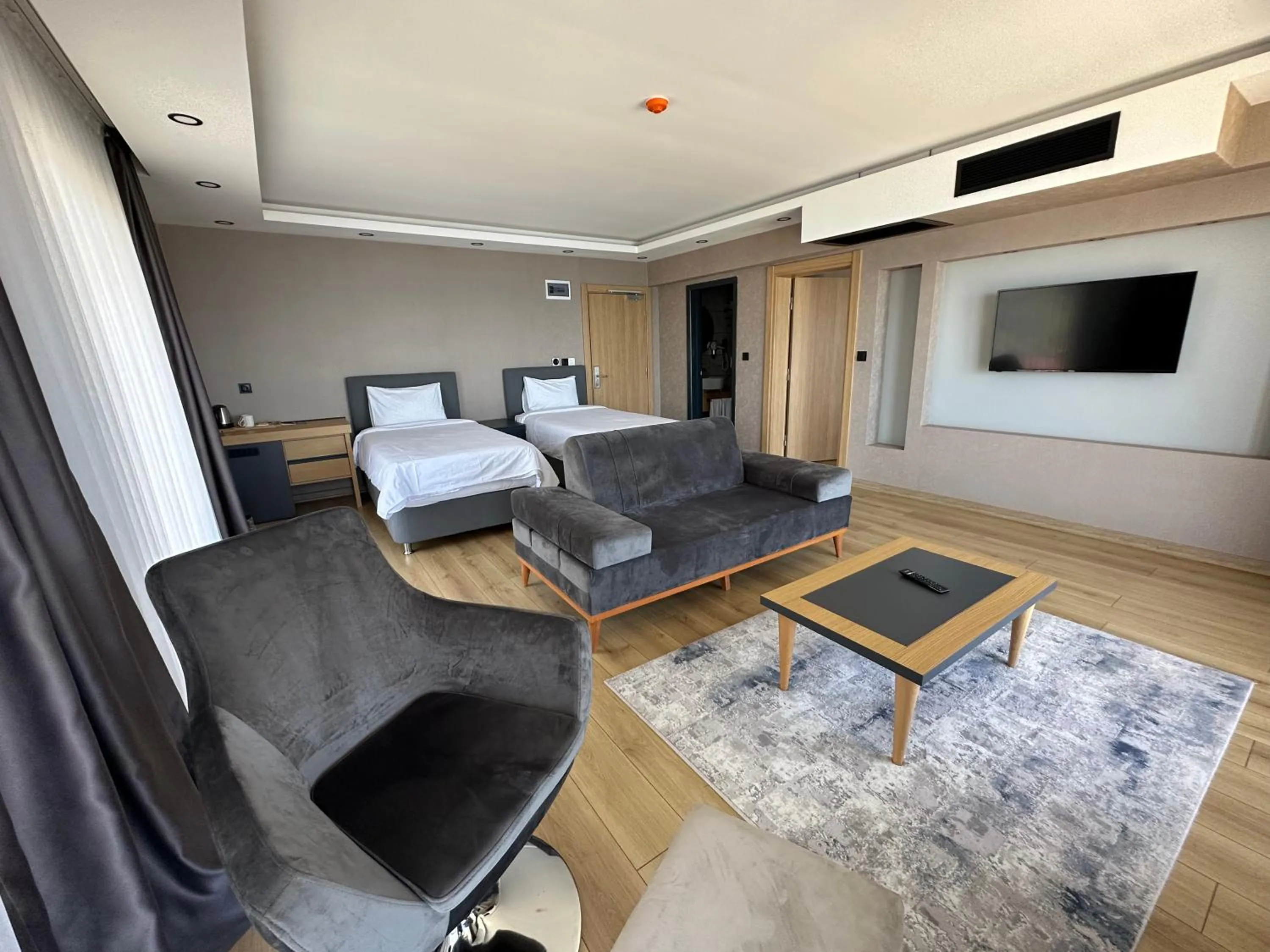 Bed in Şehrar Suite Hotel