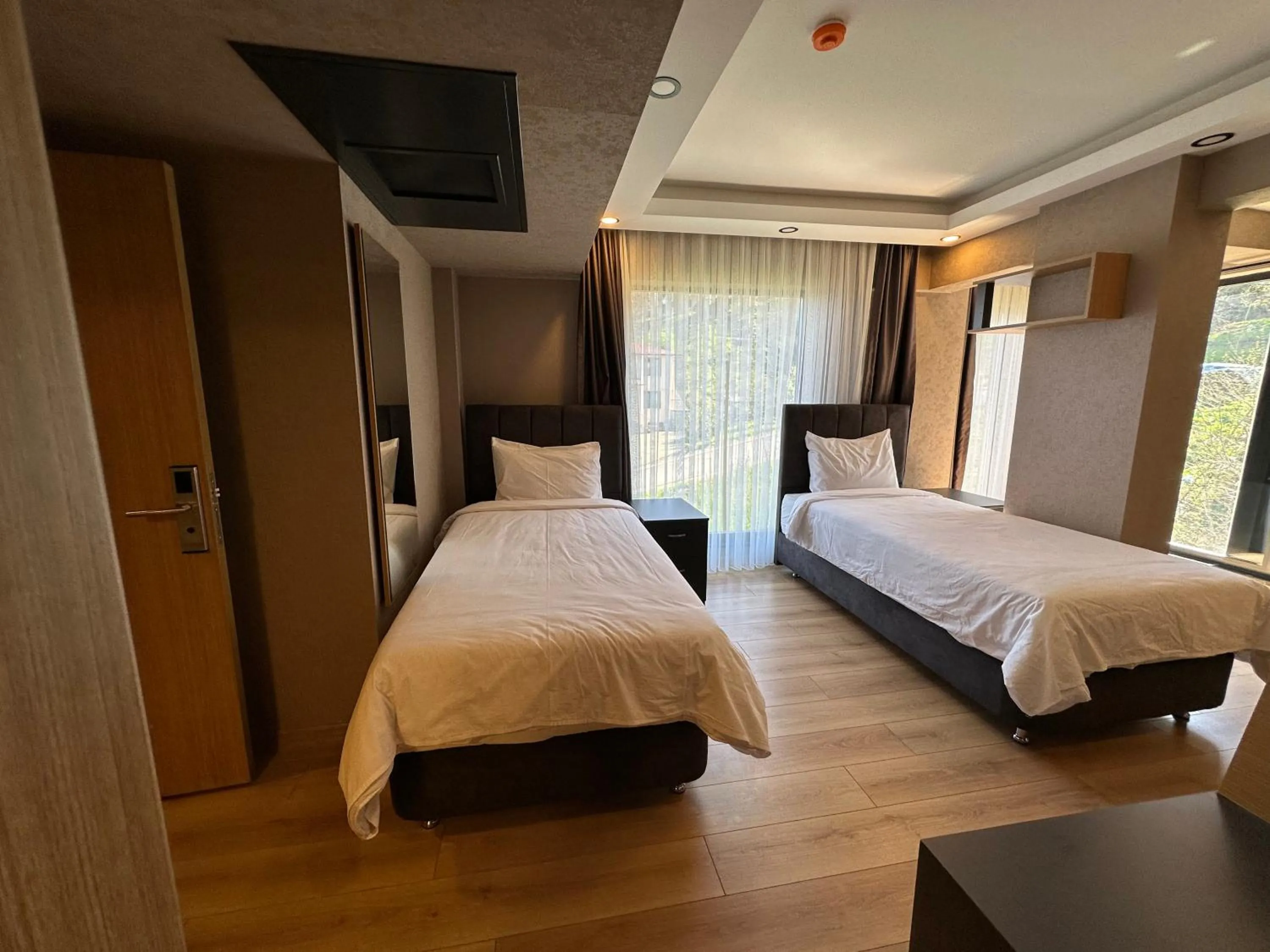 Bed in Şehrar Suite Hotel