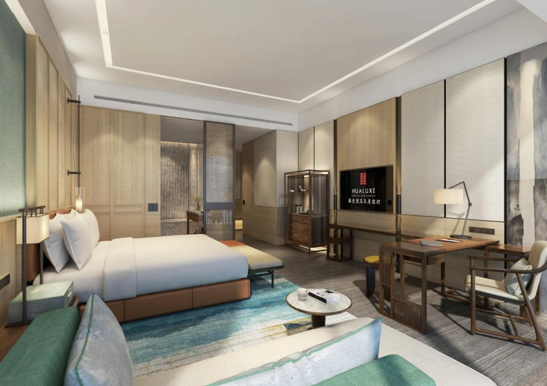 Street view, Bed in HUALUXE Yibin