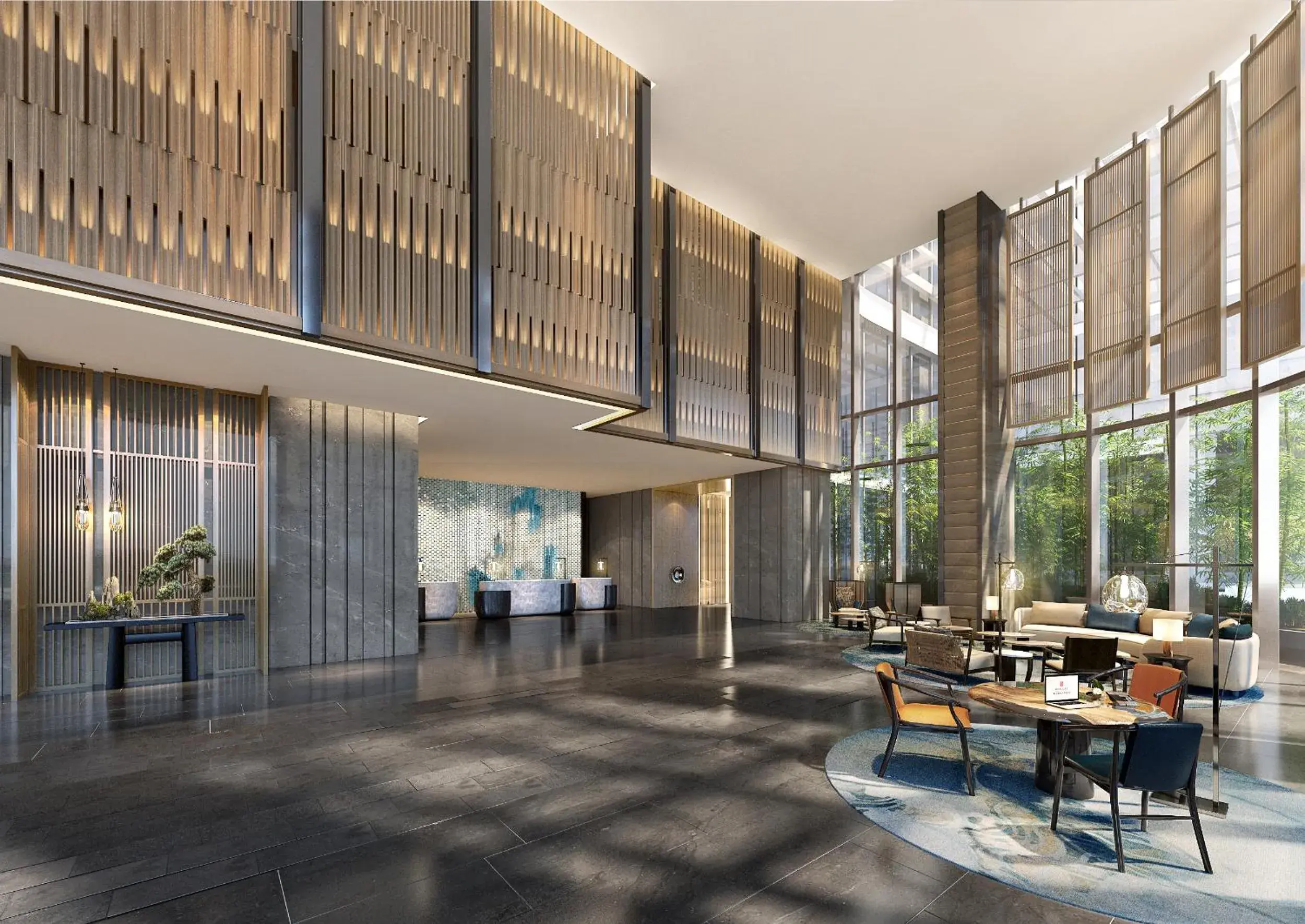 Lobby or reception in HUALUXE Yibin Lobby or reception in HUALUXE Yibin