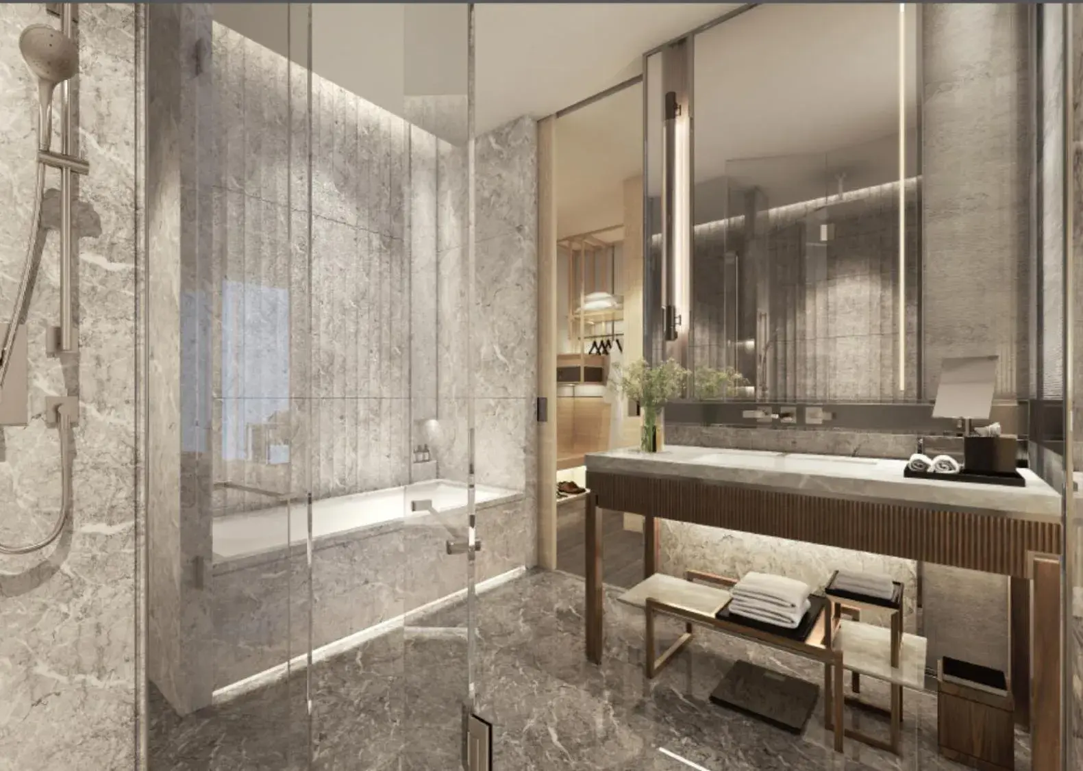 Bathroom in HUALUXE Yibin Bathroom in HUALUXE Yibin